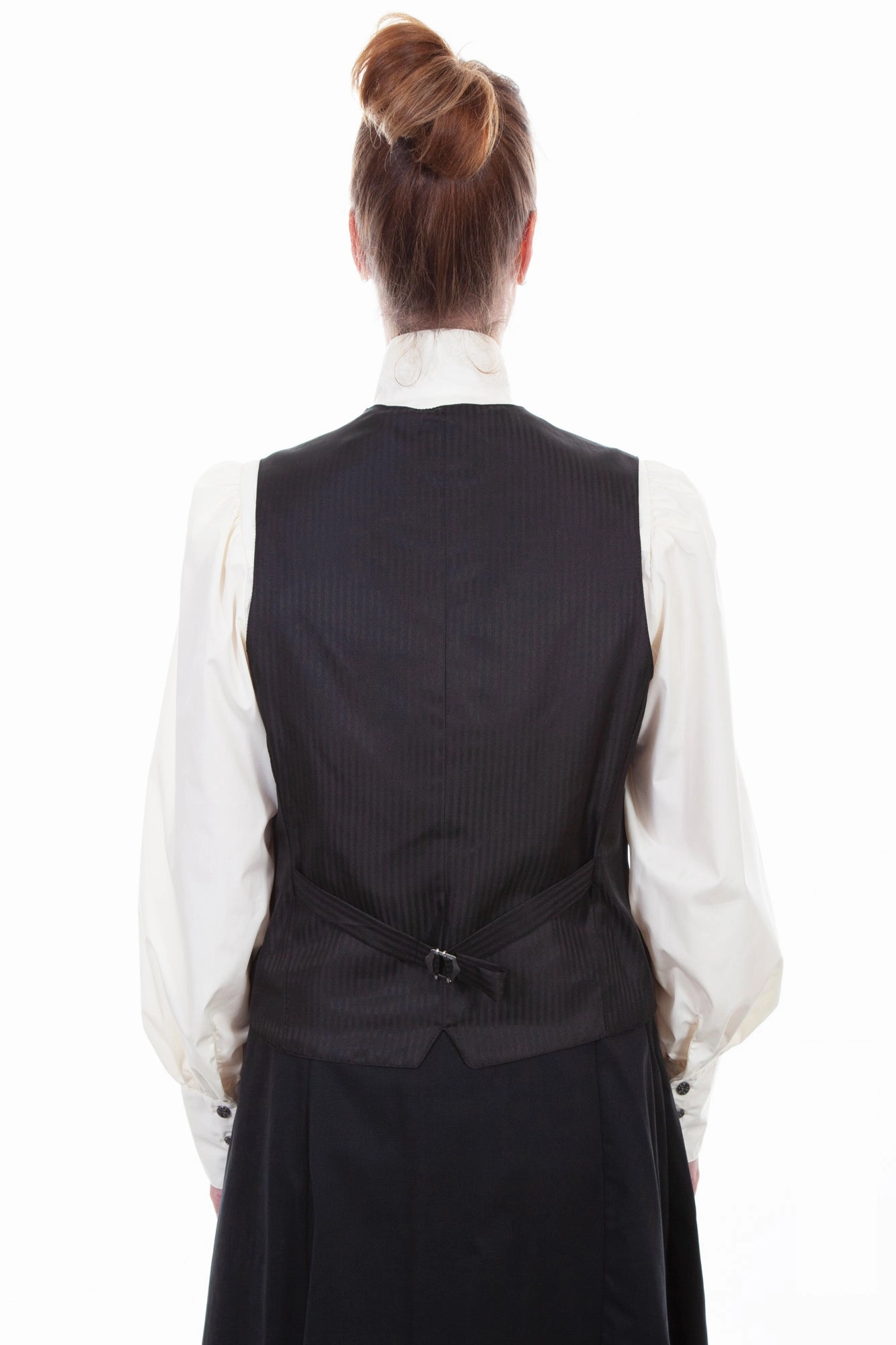 Flexible Joint Articulation Scully Womens Teal Polyester Scroll Swirls Vest