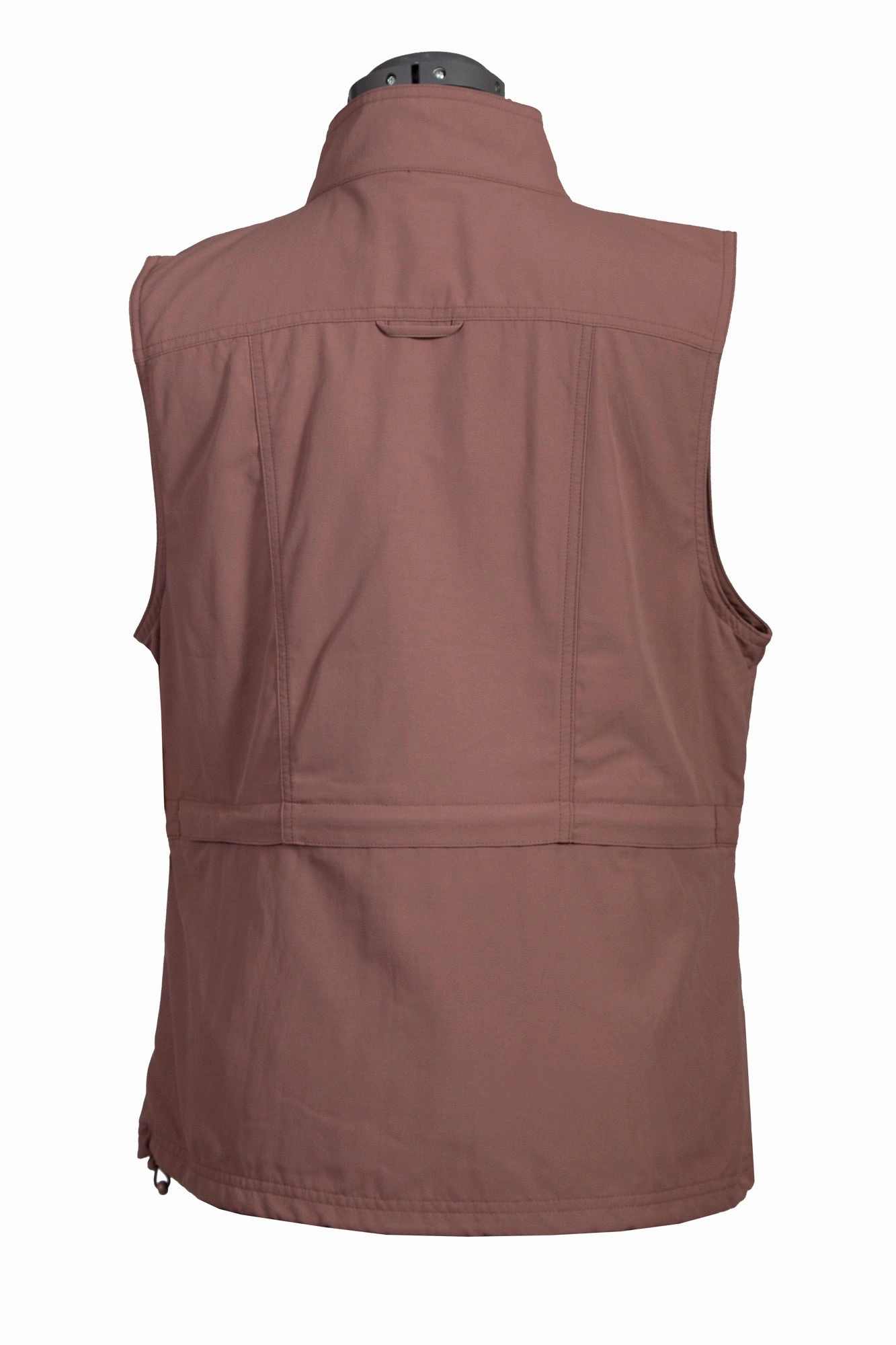 Scully Womens Toffee Nylon Multi-Pocket Vest Everyday Urban Style