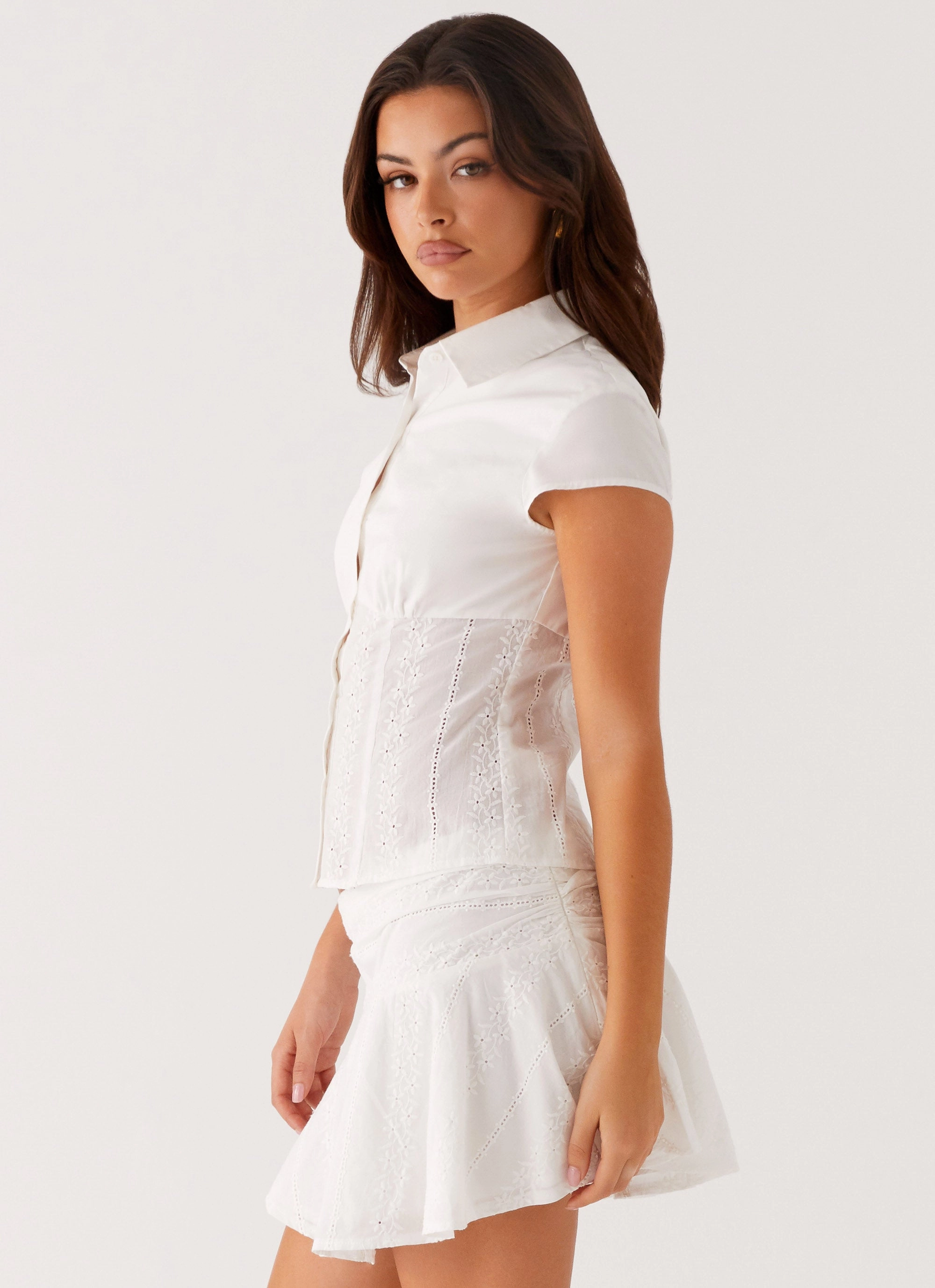 Myola Shirt - White FrictionResistantEdges