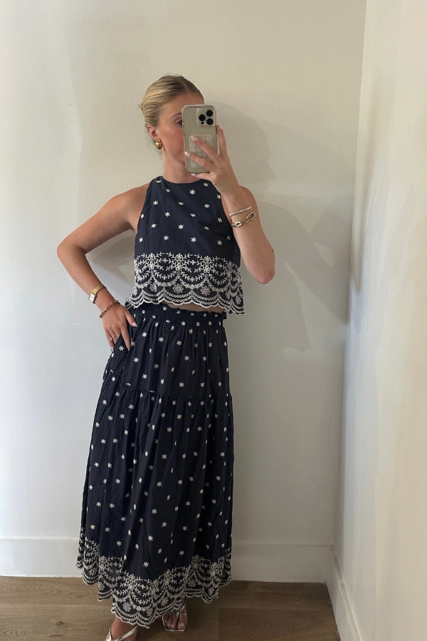 Nara Maxi Skirt LightweightConstruction ComfortWaistband