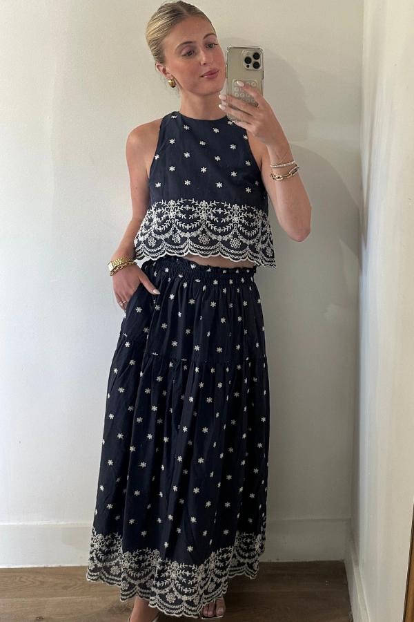 Flatlock Seam Technique EcoFriendly Dye Nara Top