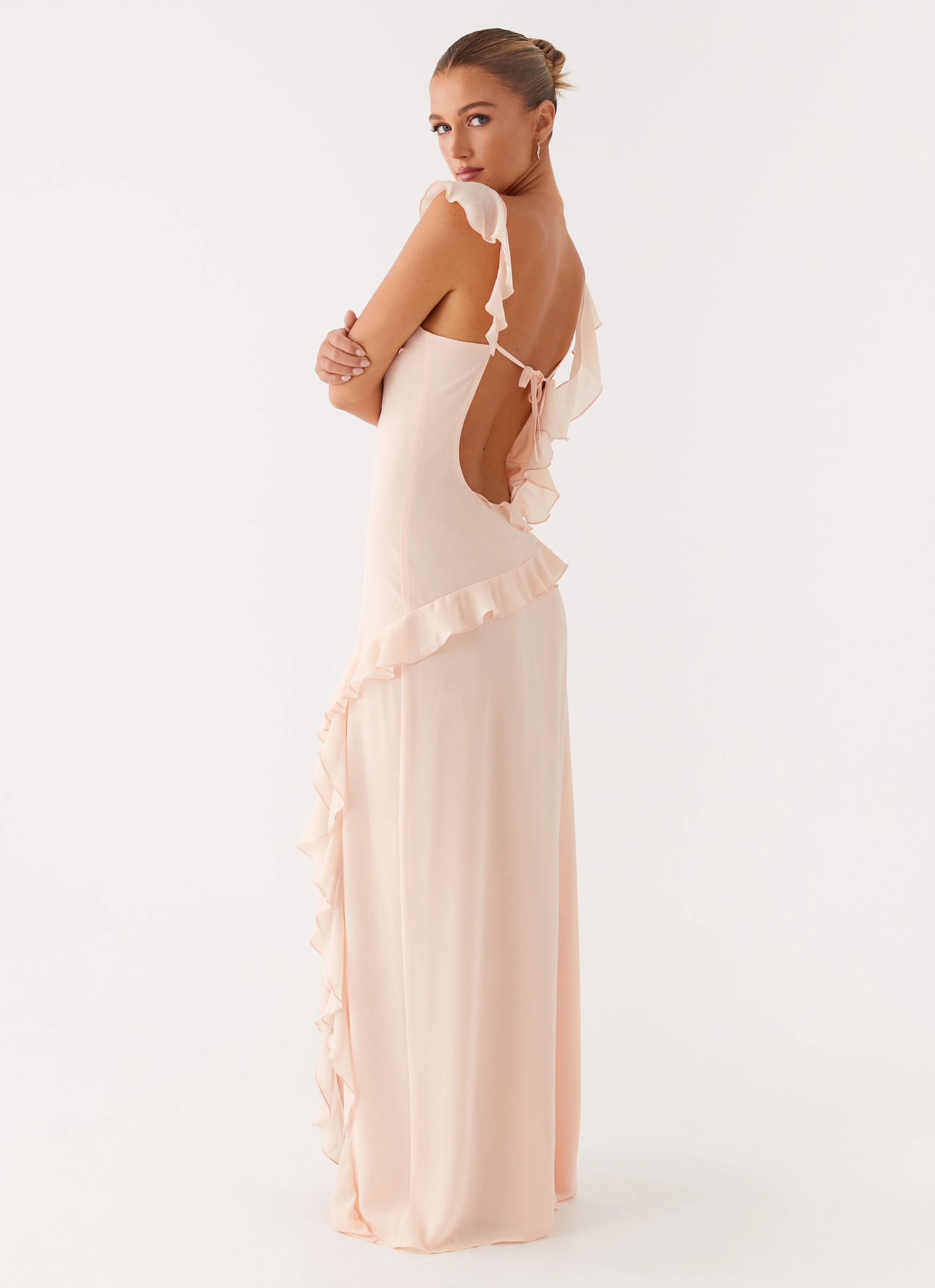 Evening Look Naya Maxi Dress - Peach