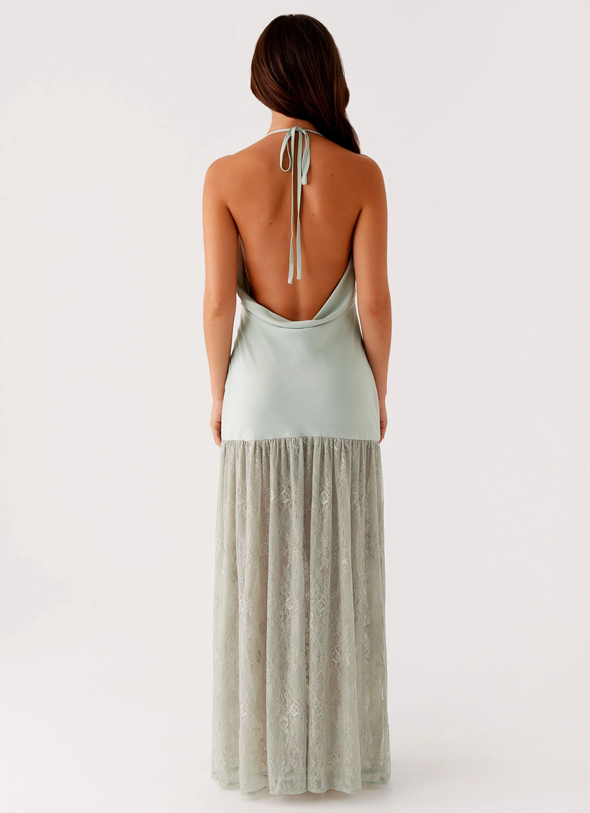 Kylie Maxi Dress - Sage Chilly Day Wear
