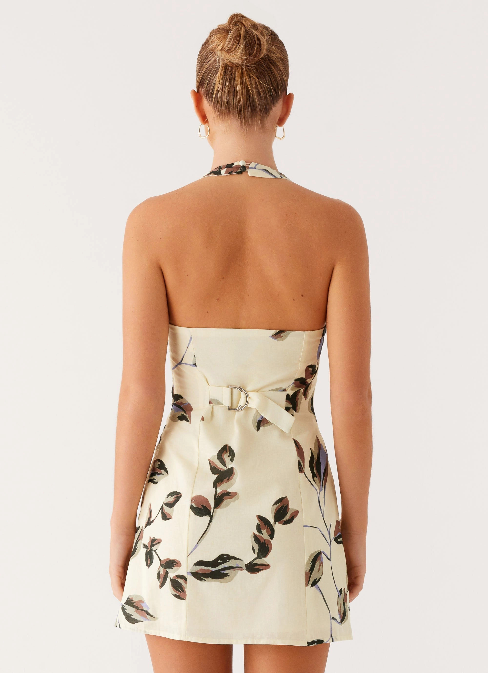Sleek Cut Noa Mini Dress - Buttercream Bliss