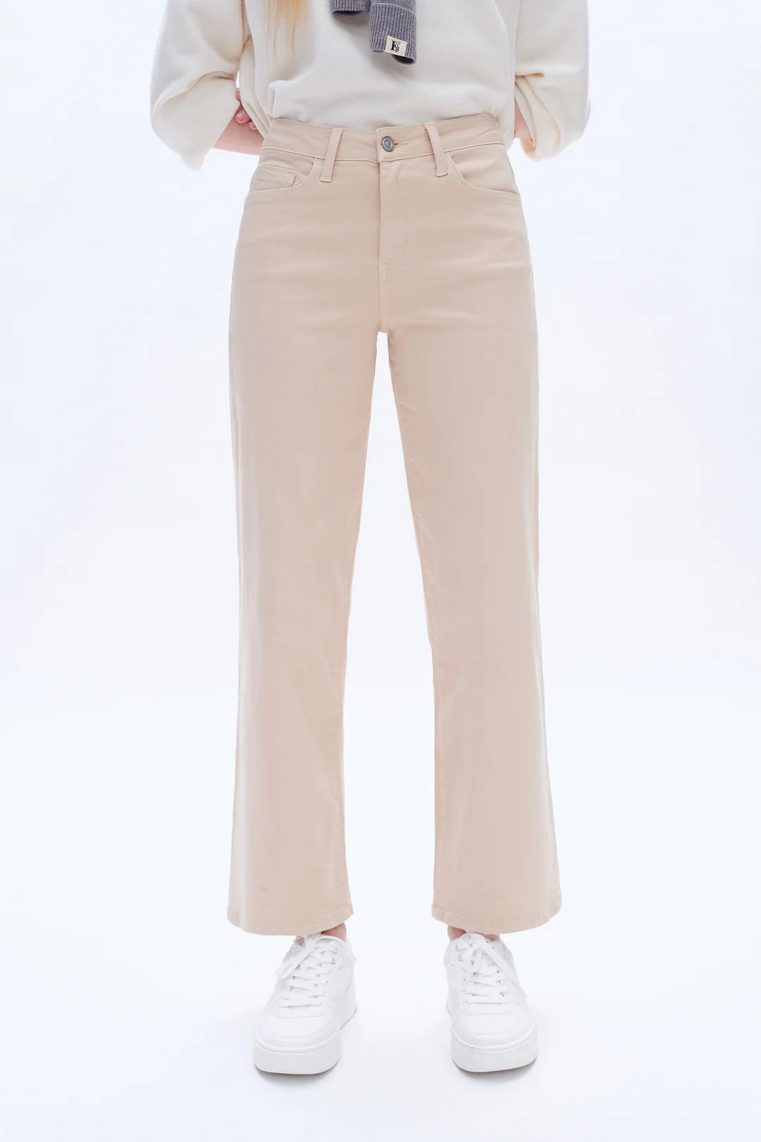 HeatRegulatingLining Comfort Layer High Rise Wide Leg Denim Jeans