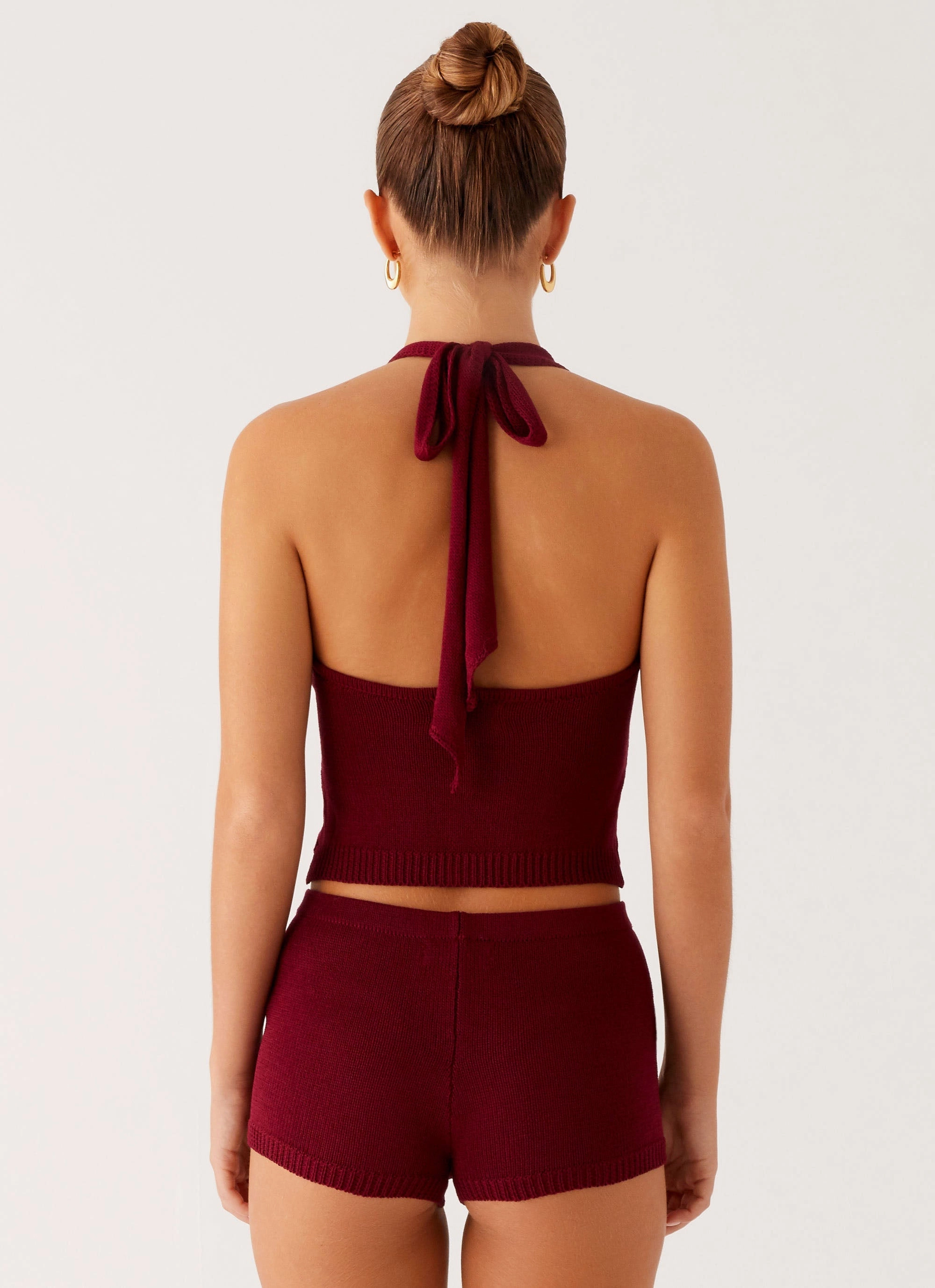 Miffy Crochet Top - Maroon Comfortable apparel