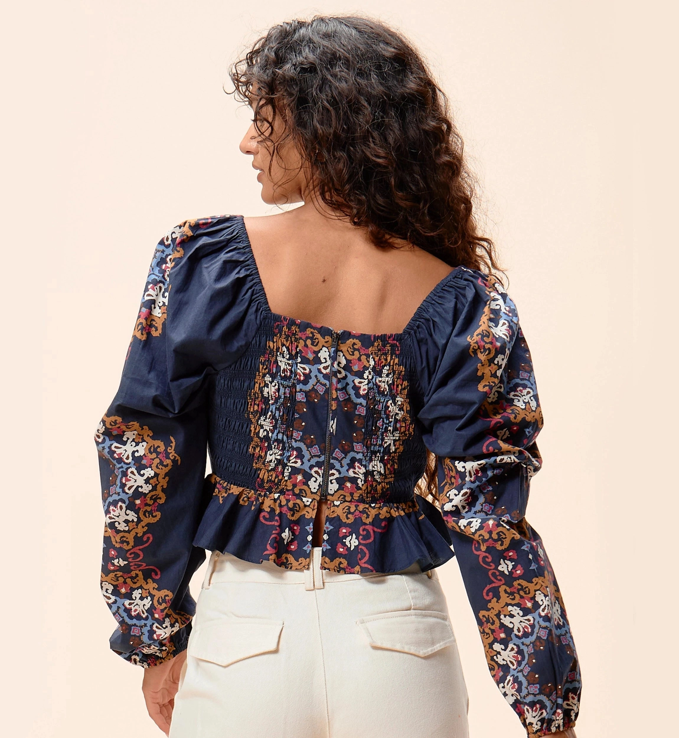 hypoallergenic material All-Purpose Elizabeth Top | Venezia Blue