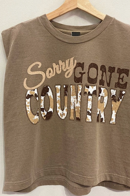 Gone Country Muscle Tee S-XL LightweightLayeringSystem Anti Pilling Finish