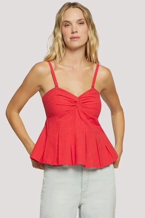 Catania Top - Red NaturalFiberBlend