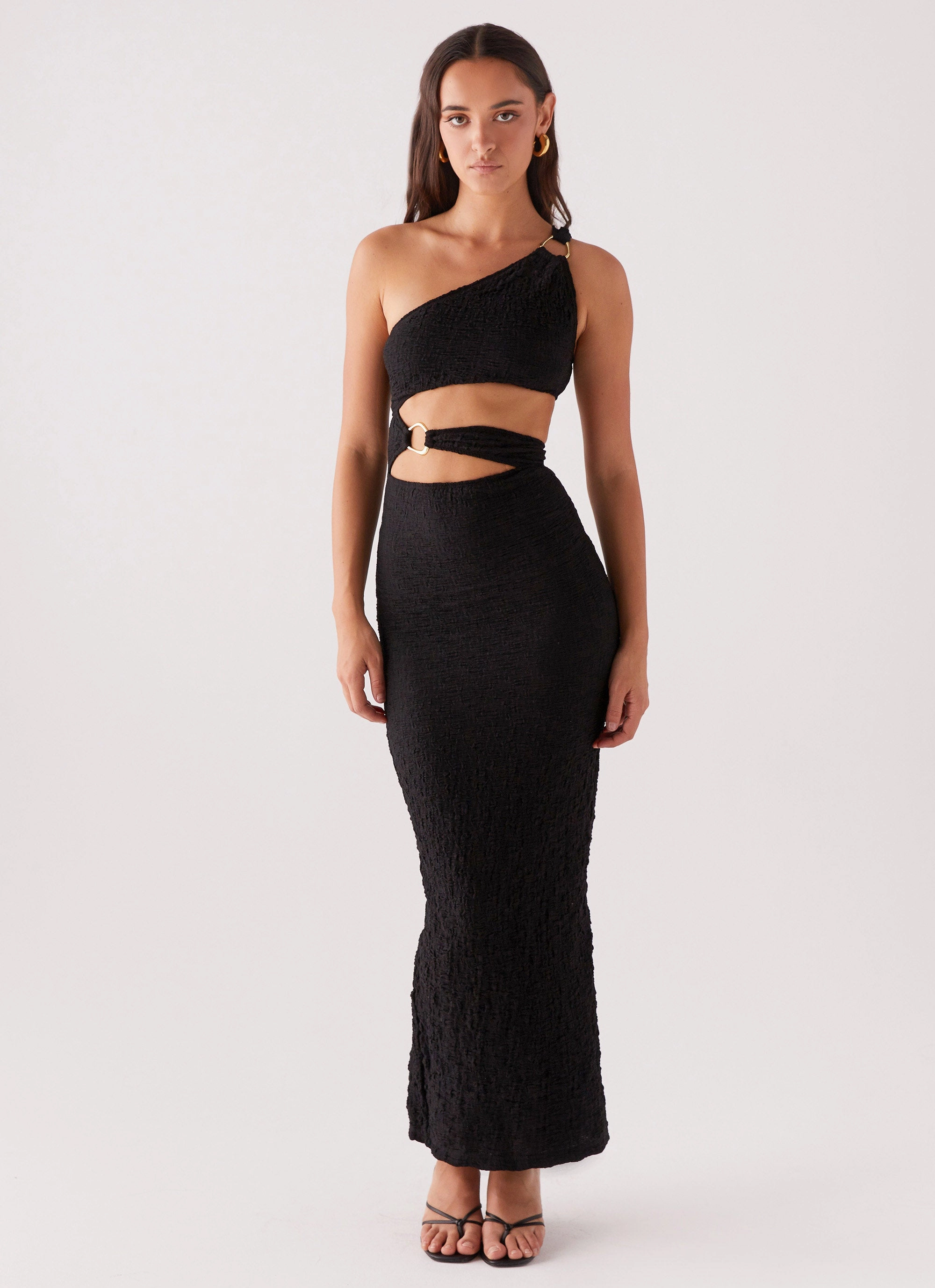 North Haven Maxi Dress - Black Refined Finish