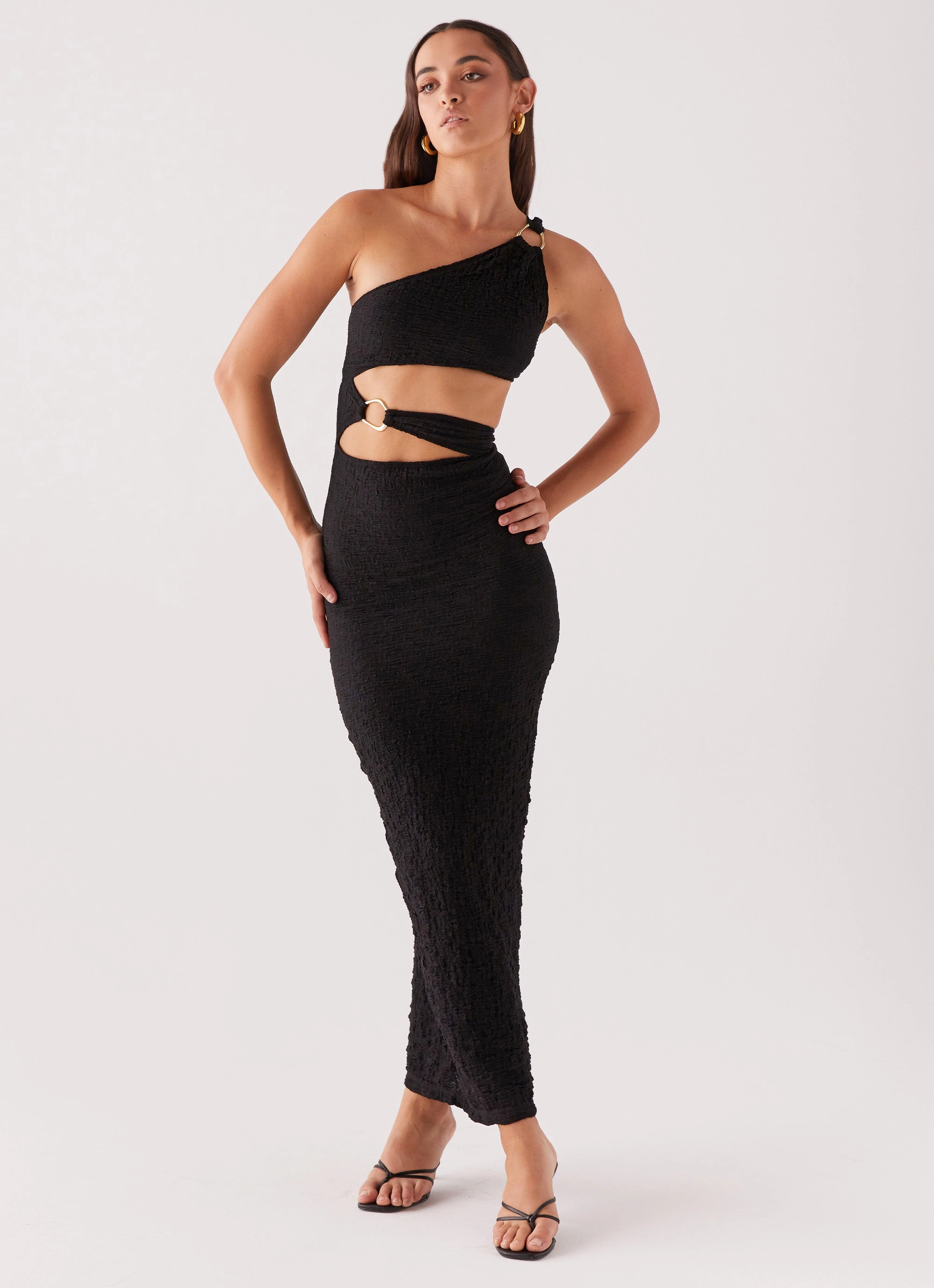 North Haven Maxi Dress - Black Bold Color