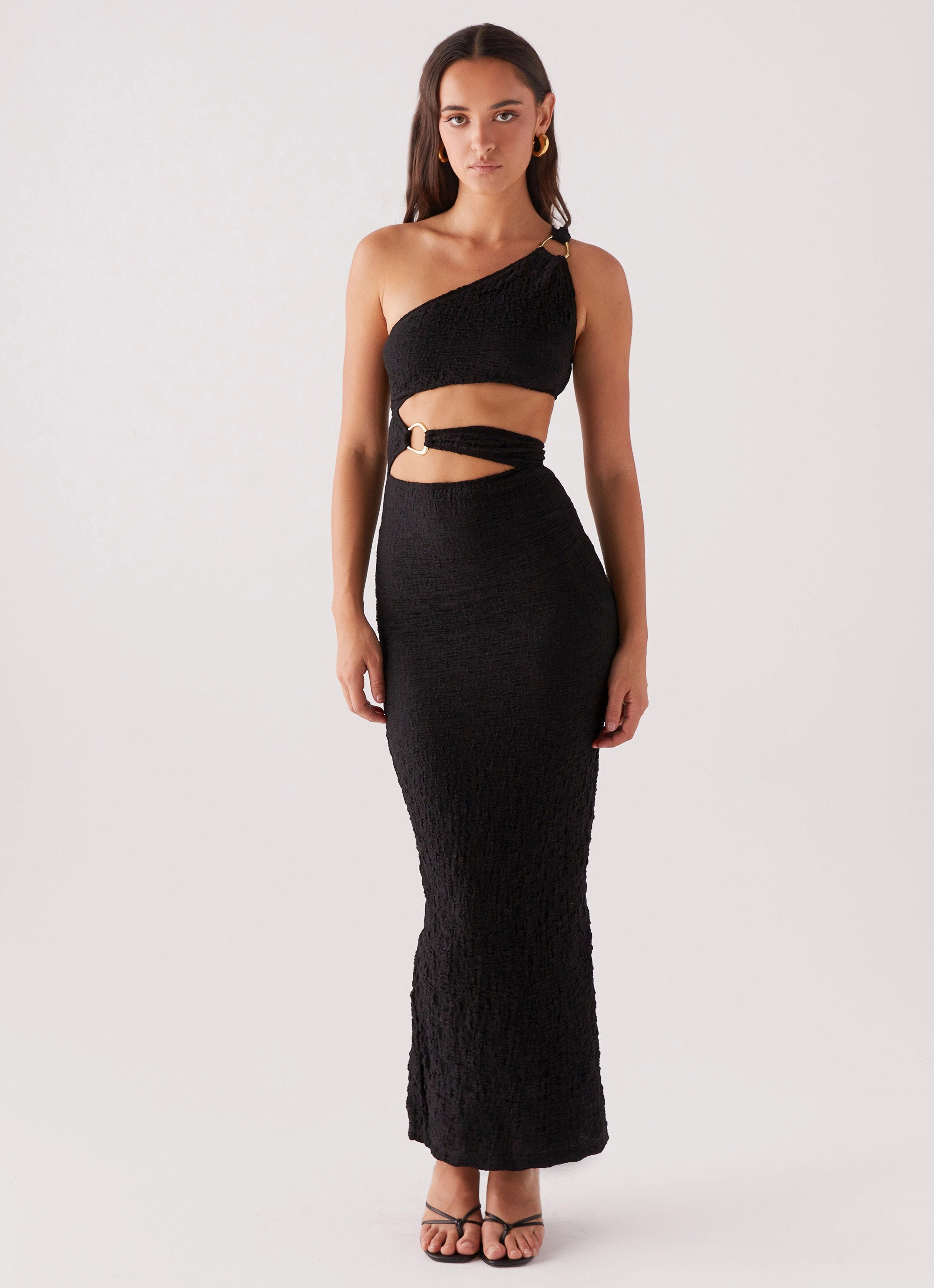 North Haven Maxi Dress - Black Sustainable Material
