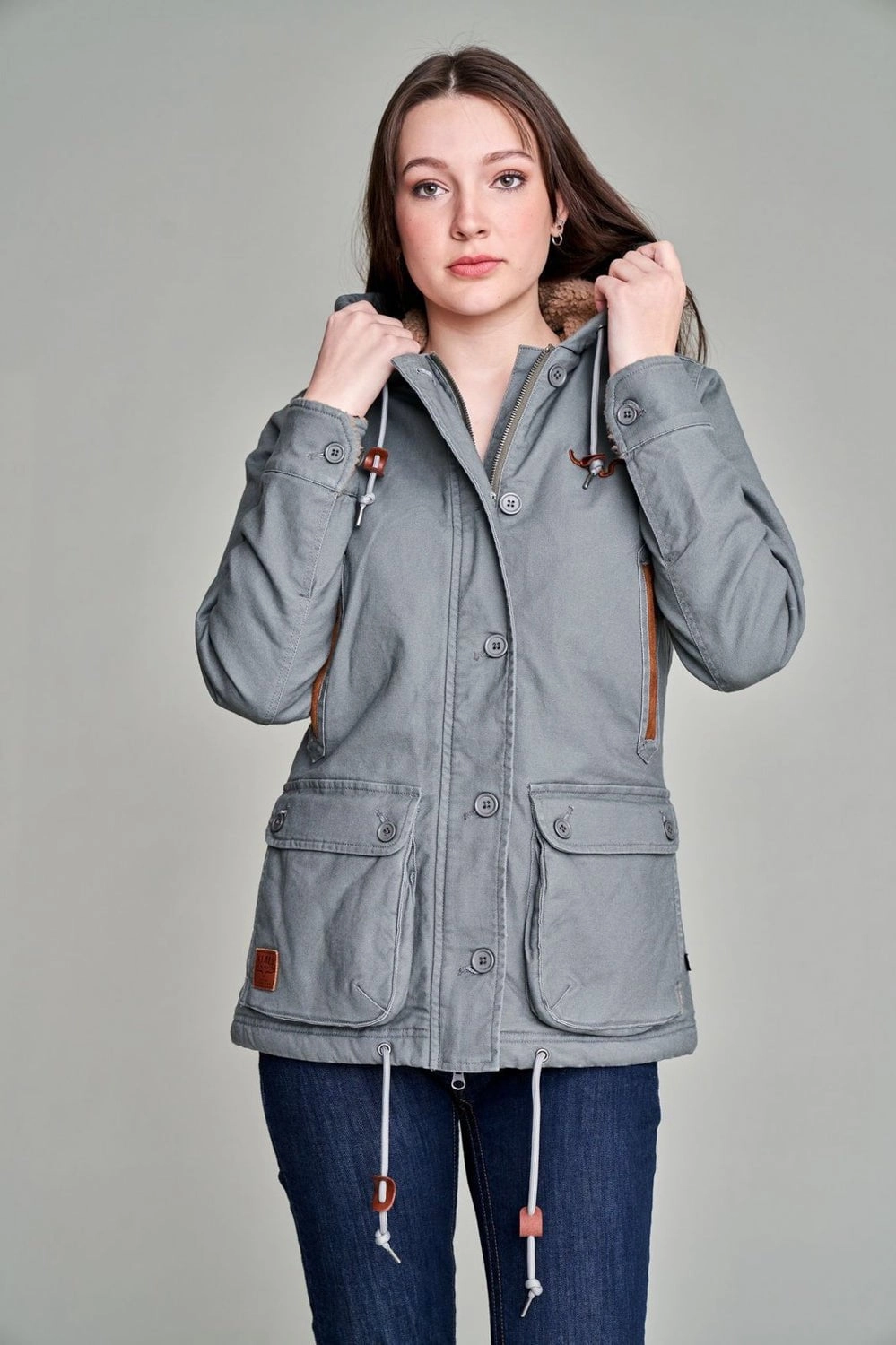 All Weather Adaptability Kimes Ranch Womens Awa Sage Cotton blend Cotton Jacket
