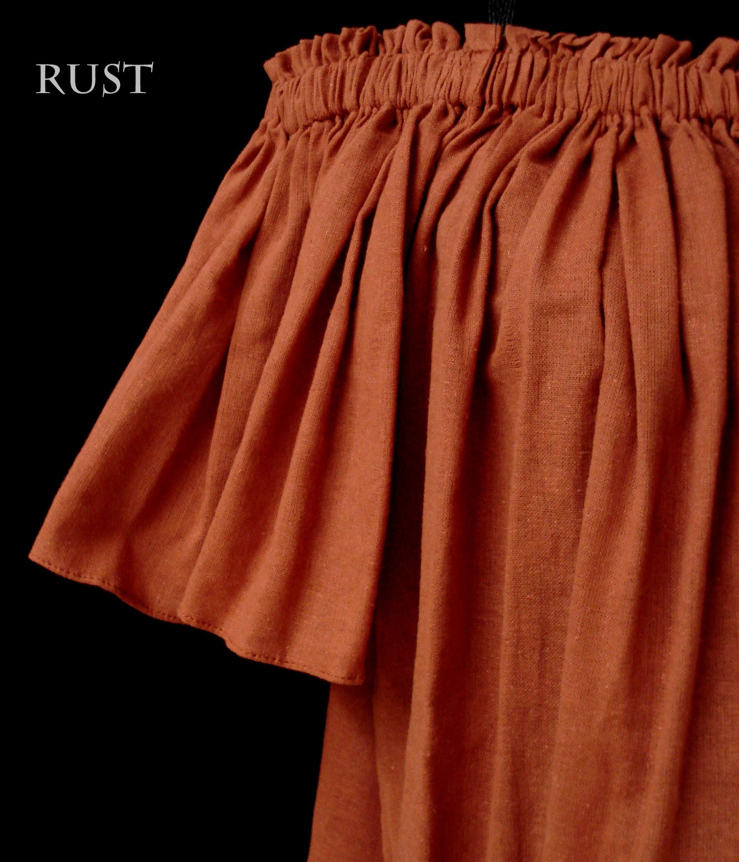 AntiSnagYarnProcessing Off Shoulder Blouse - Short Sleeve