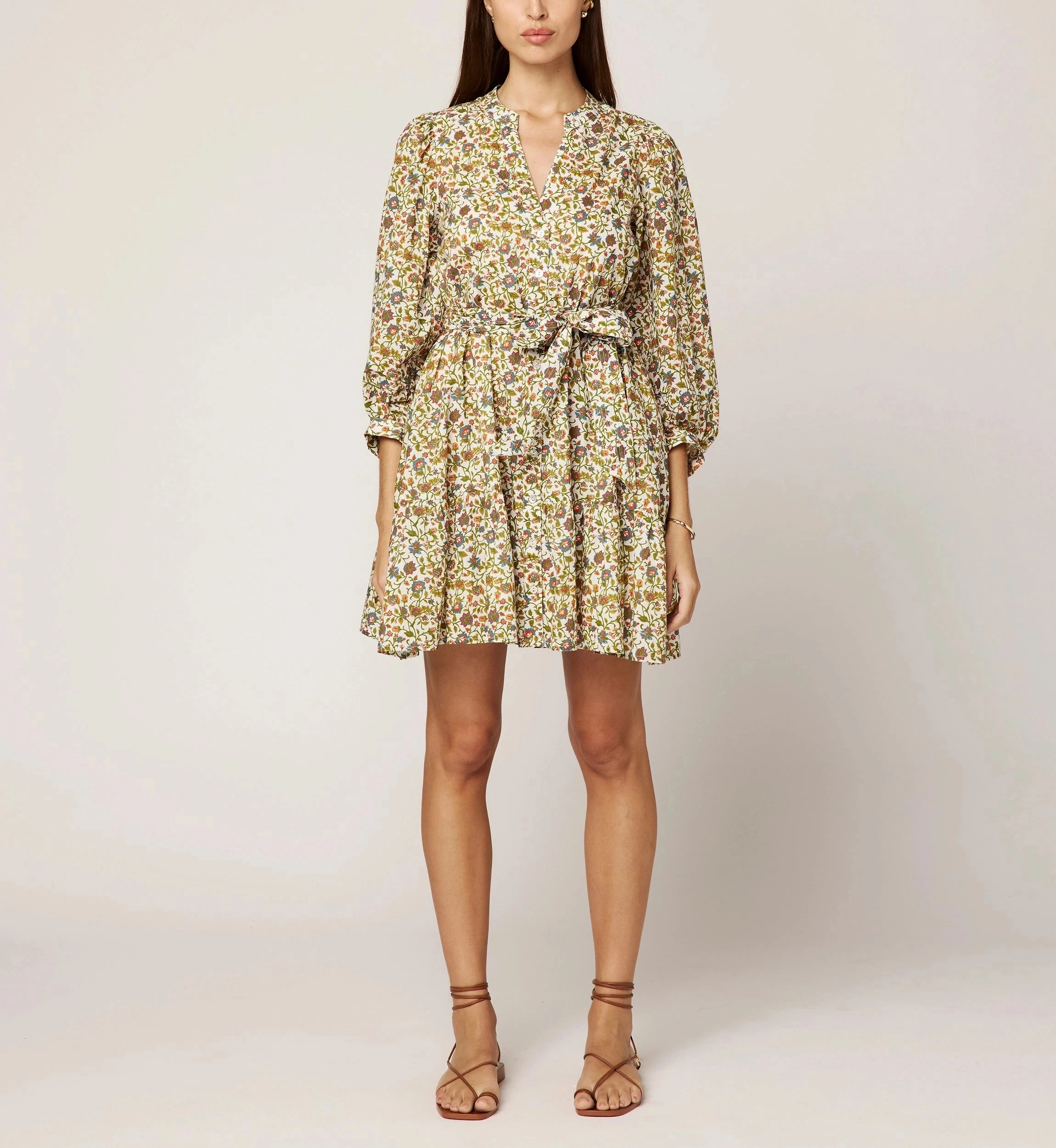 Delilah Mini Dress | Viti Flora Grace Soft flowy style