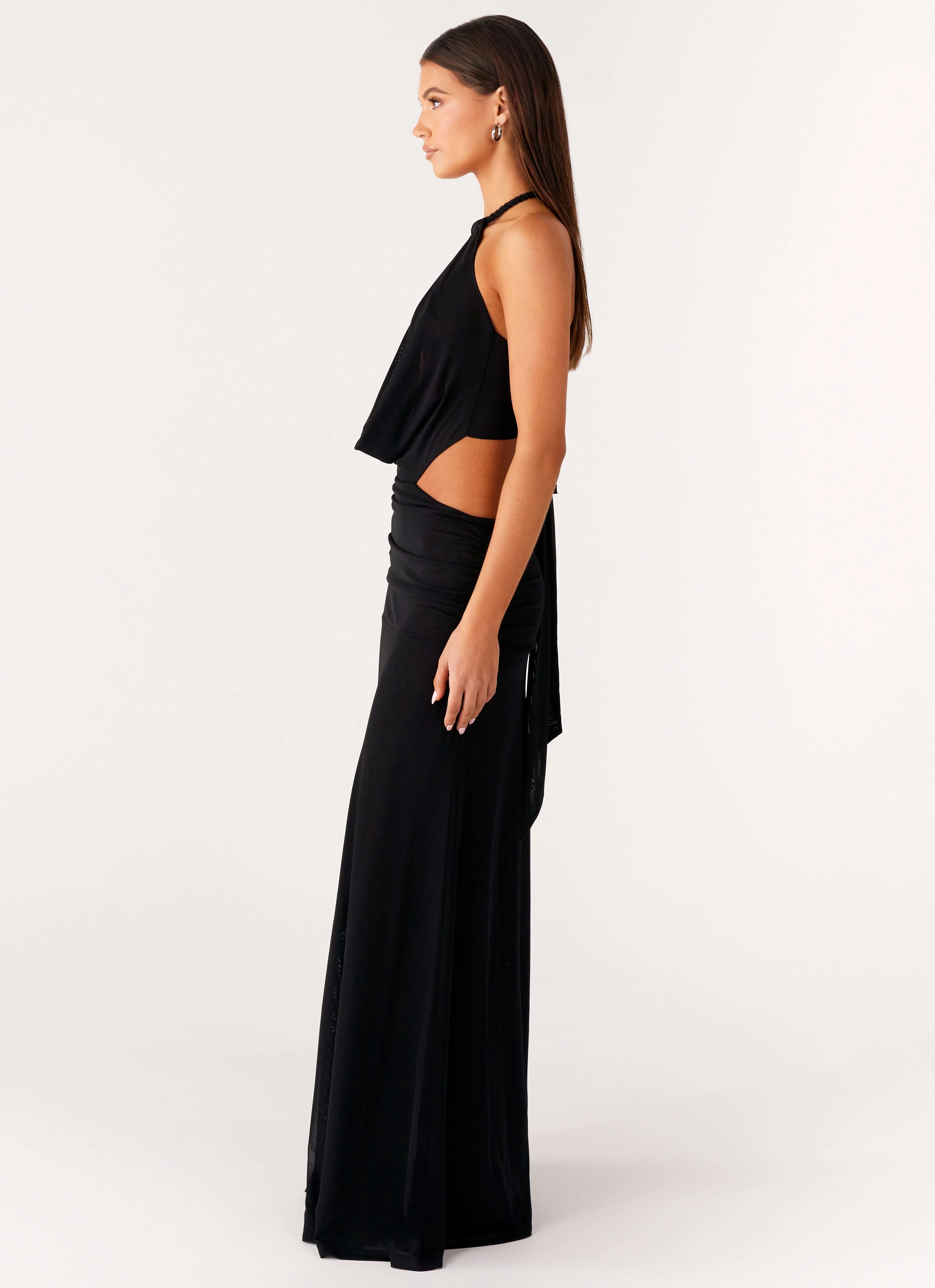 Only Love Maxi Dress - Black Cold Protection