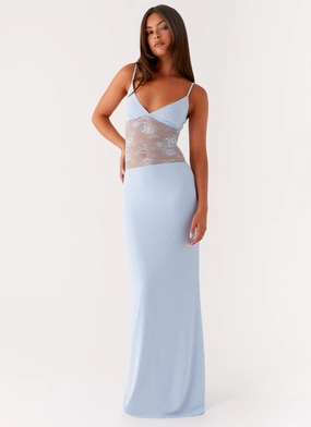 Envy Maxi Dress - Blue Tailored Comfort