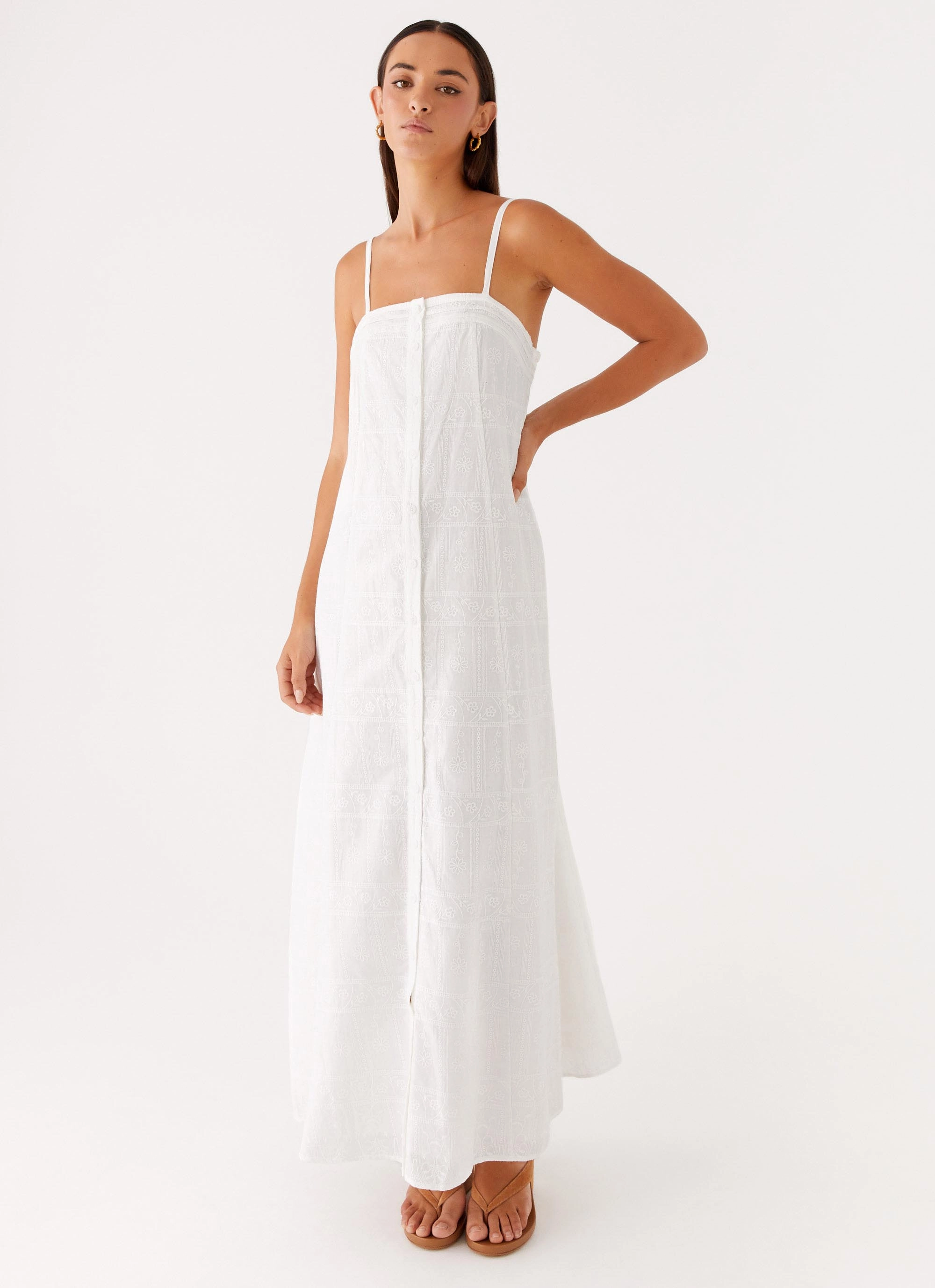 Fit Choice Cole Maxi Dress - White