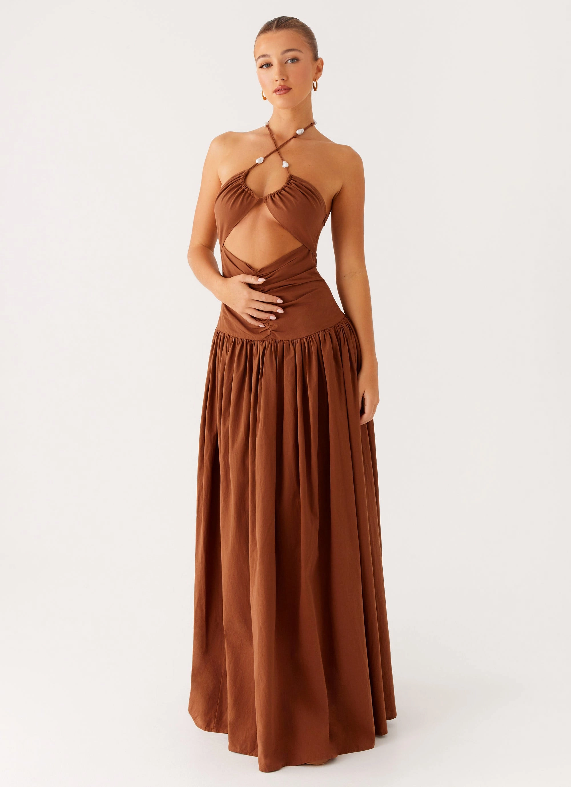 Paltrow Maxi Dress - Chocolate Sharp Design