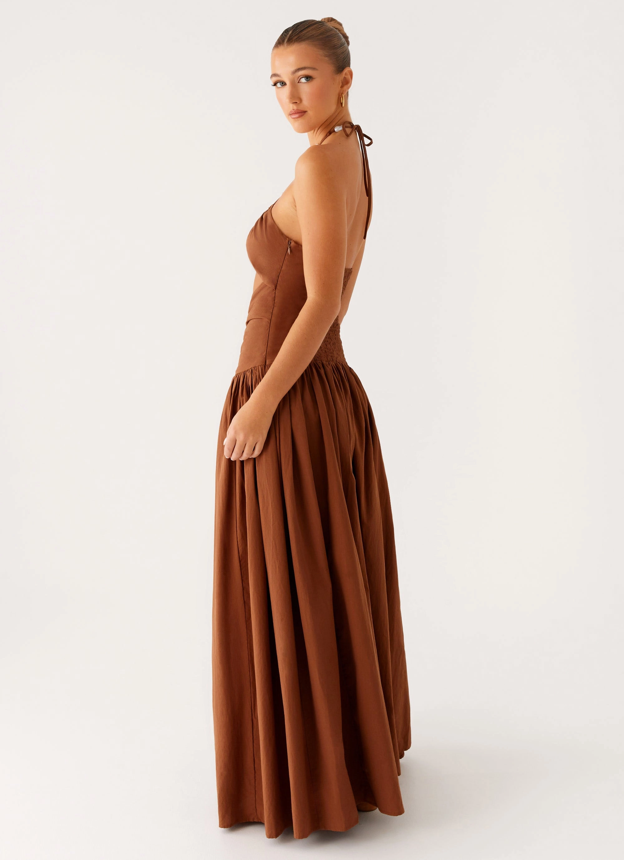 Paltrow Maxi Dress - Chocolate Day To Night Fall Style