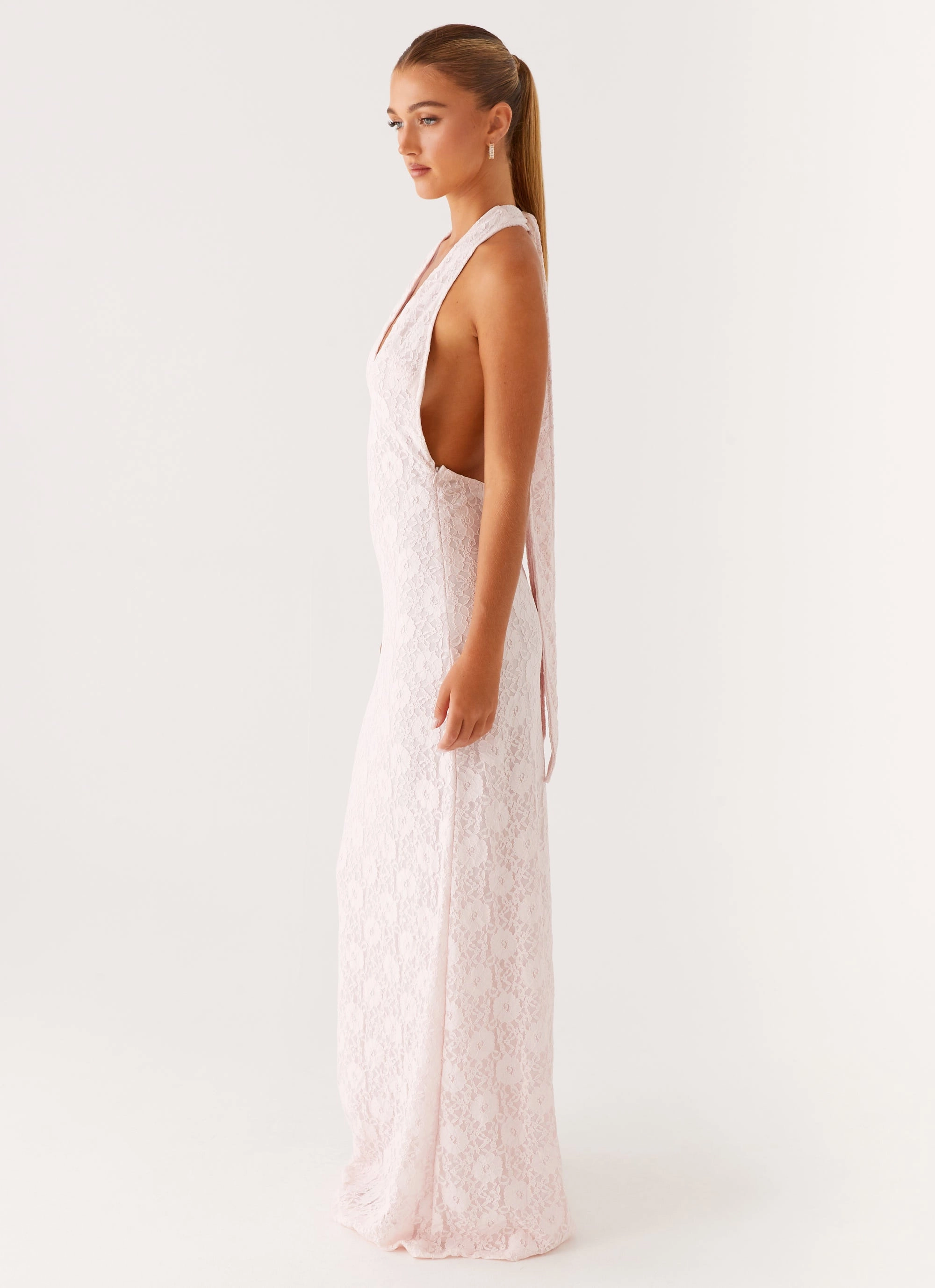 Carly Maxi Dress - Pink Feminine Energy Classic Layer