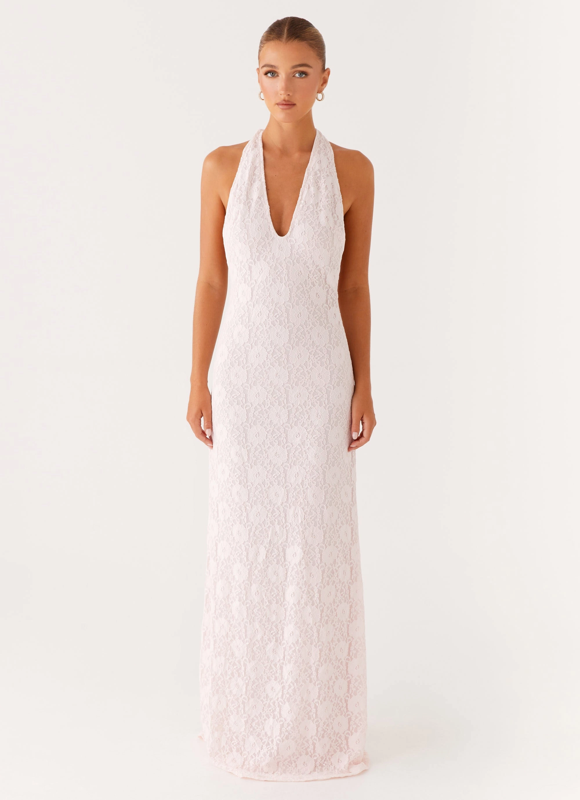 Carly Maxi Dress - Pink BiasCutSilhouette