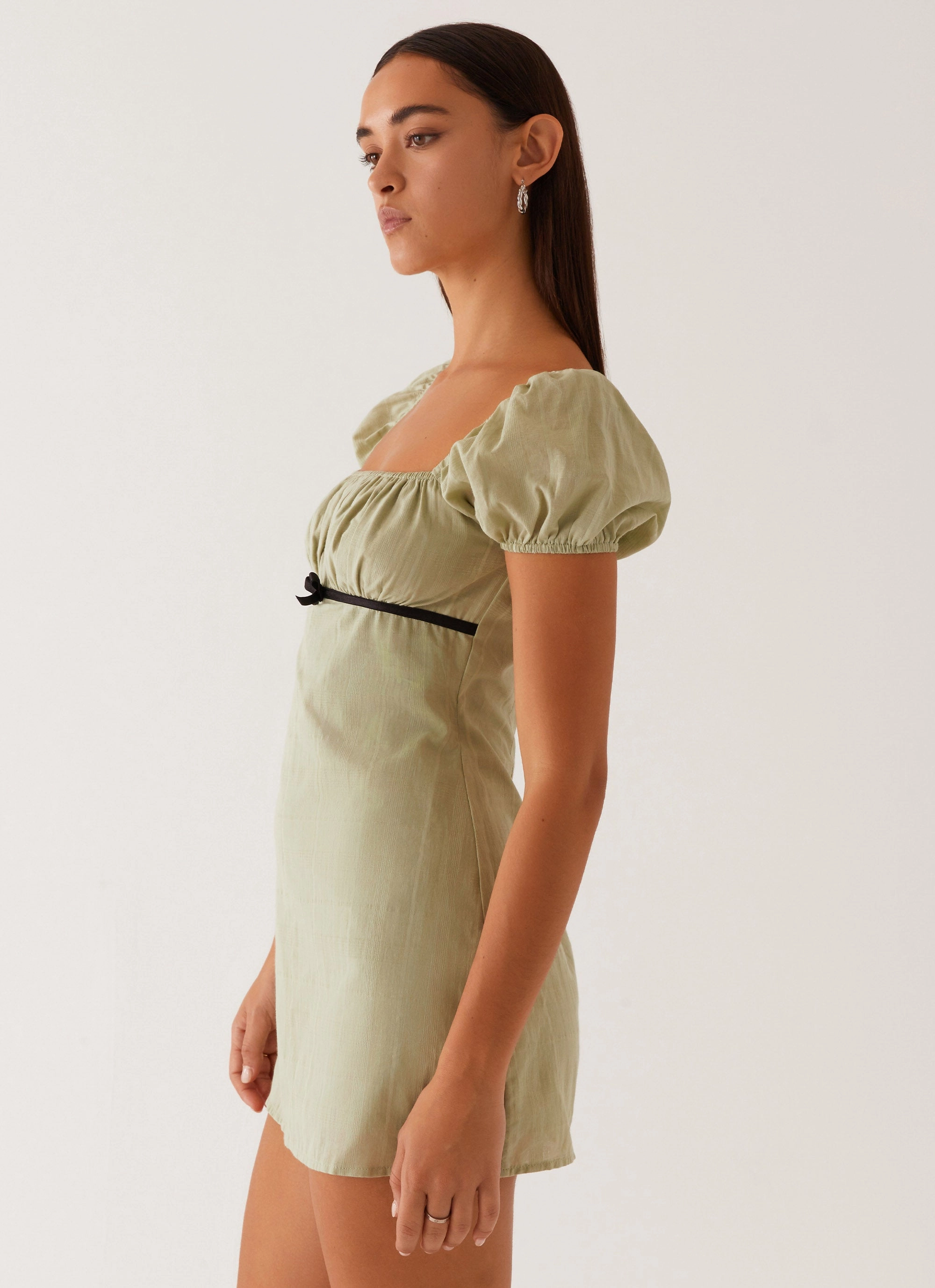 Fashion Layer Fran Mini Dress - Pastel Green