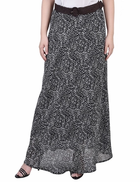 Petite Chiffon Maxi Skirt Classic Appeal