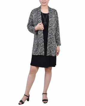 Fashion Layers Petite Two Piece Dress Set