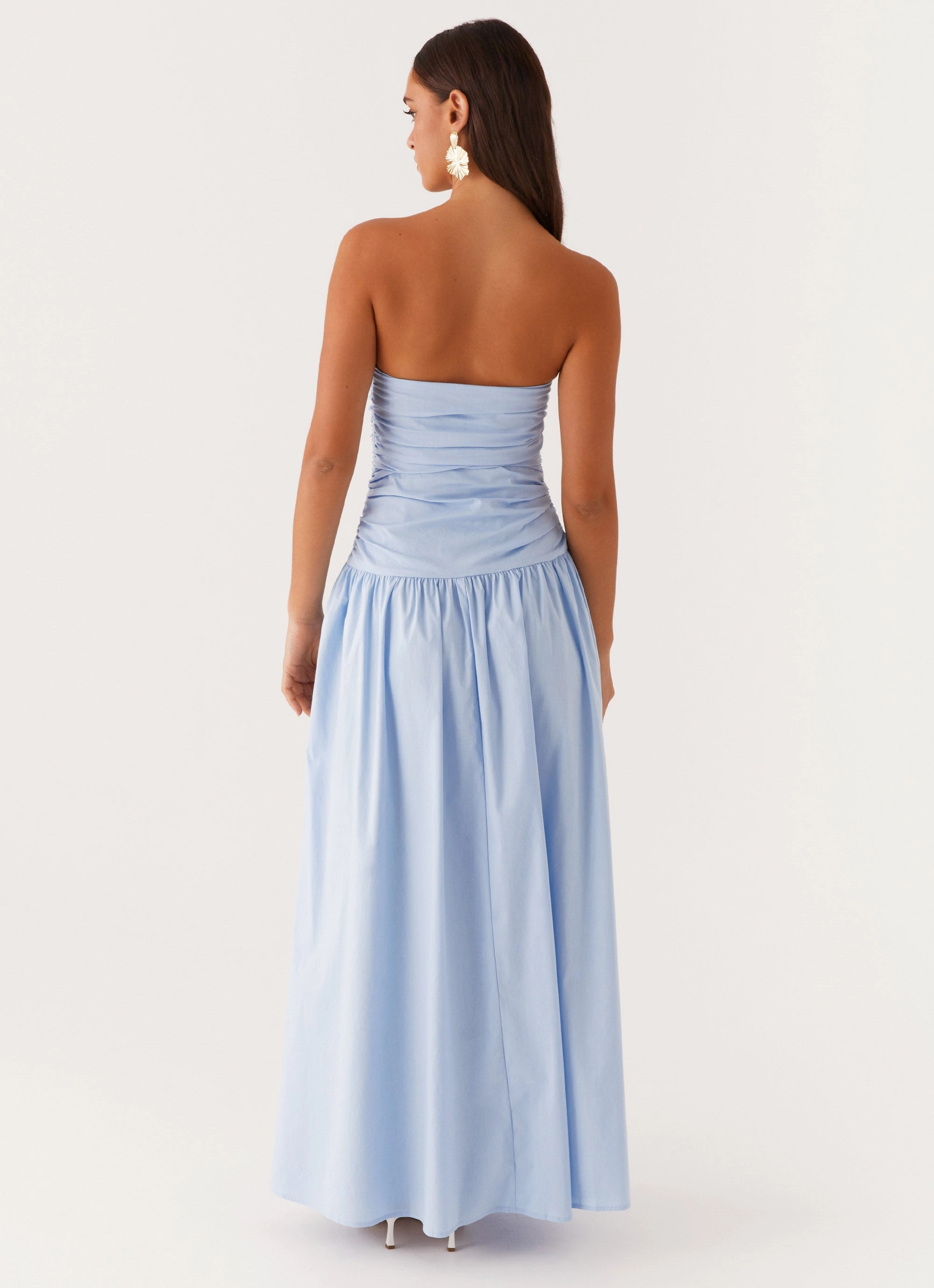 Warm Outerwear Carmel Maxi Dress - Blue
