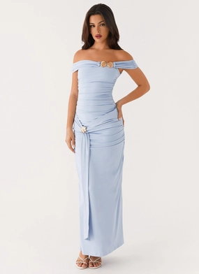 Eco Friendly Majorly Maxi Dress - Blue