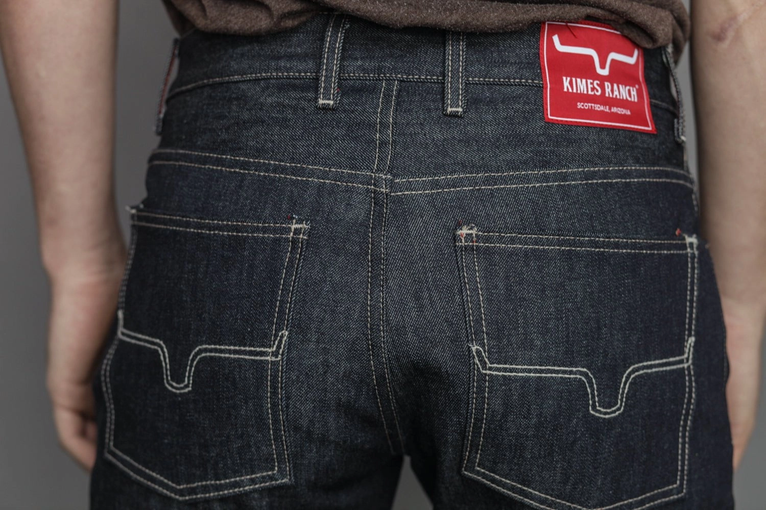 Artist Vibe Durable Odor Control Tech Kimes Ranch Mens Raw James Blue 100% Cotton Jeans