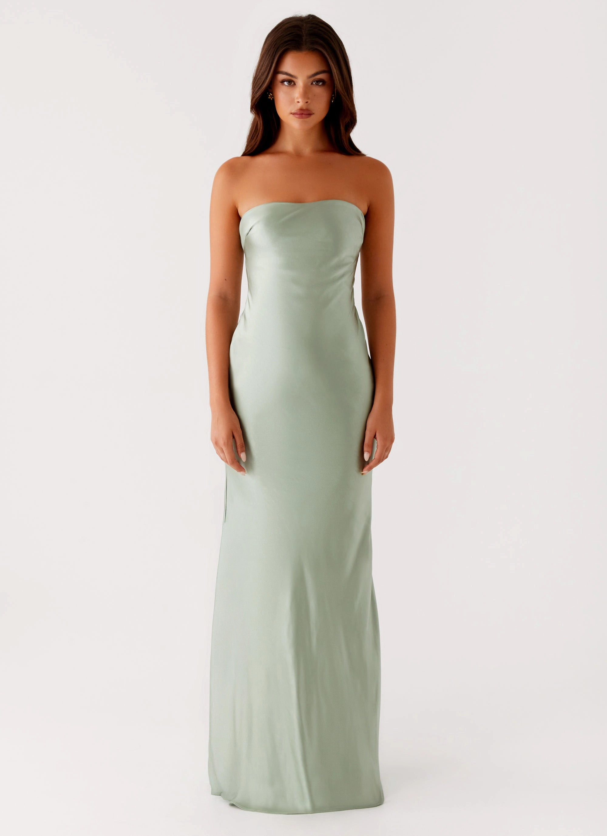 Fashion Forward Outerwear Monte Carlo Maxi Dress - Sage