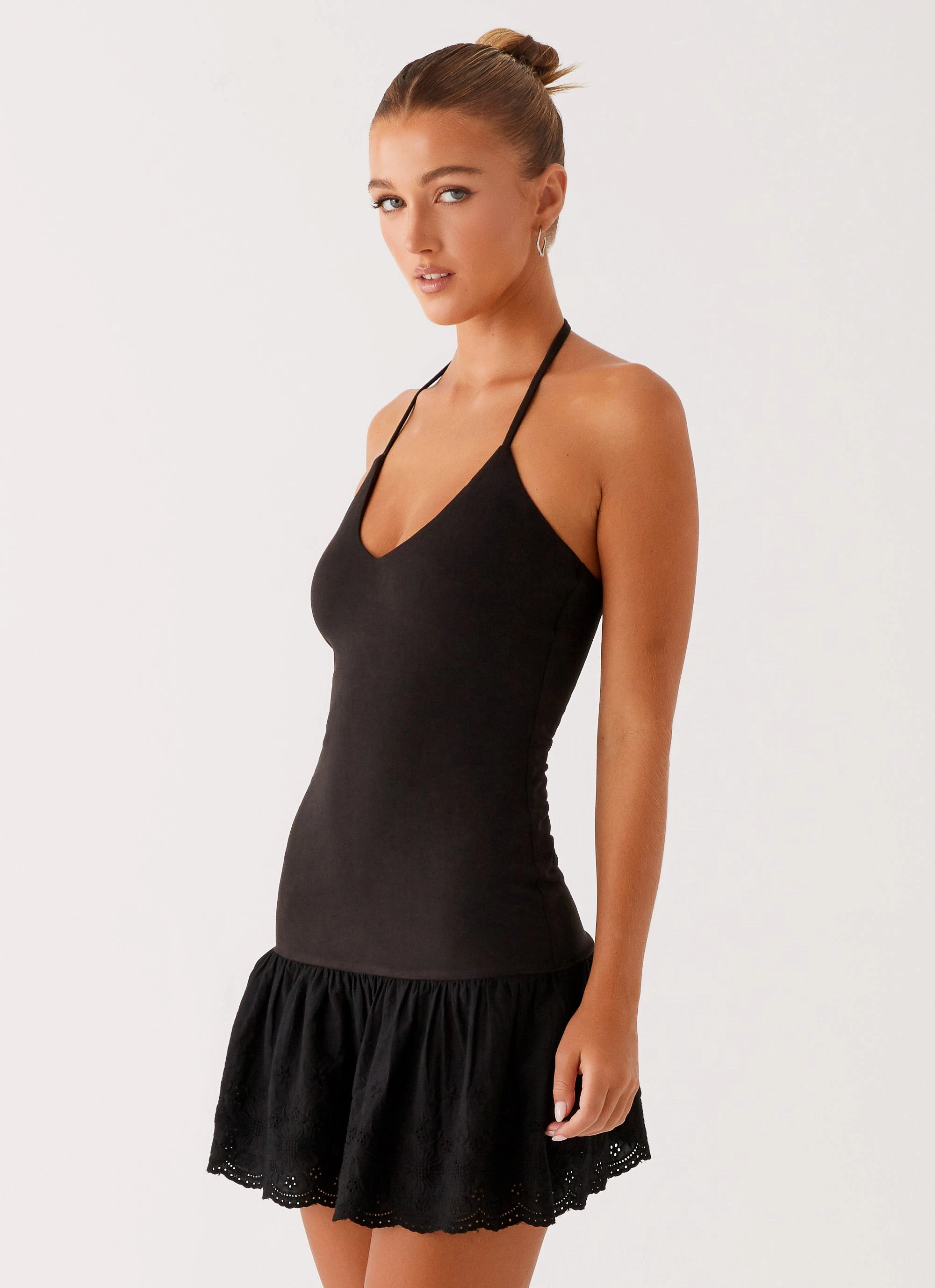 Amsterdam Mini Dress - Black A-Line