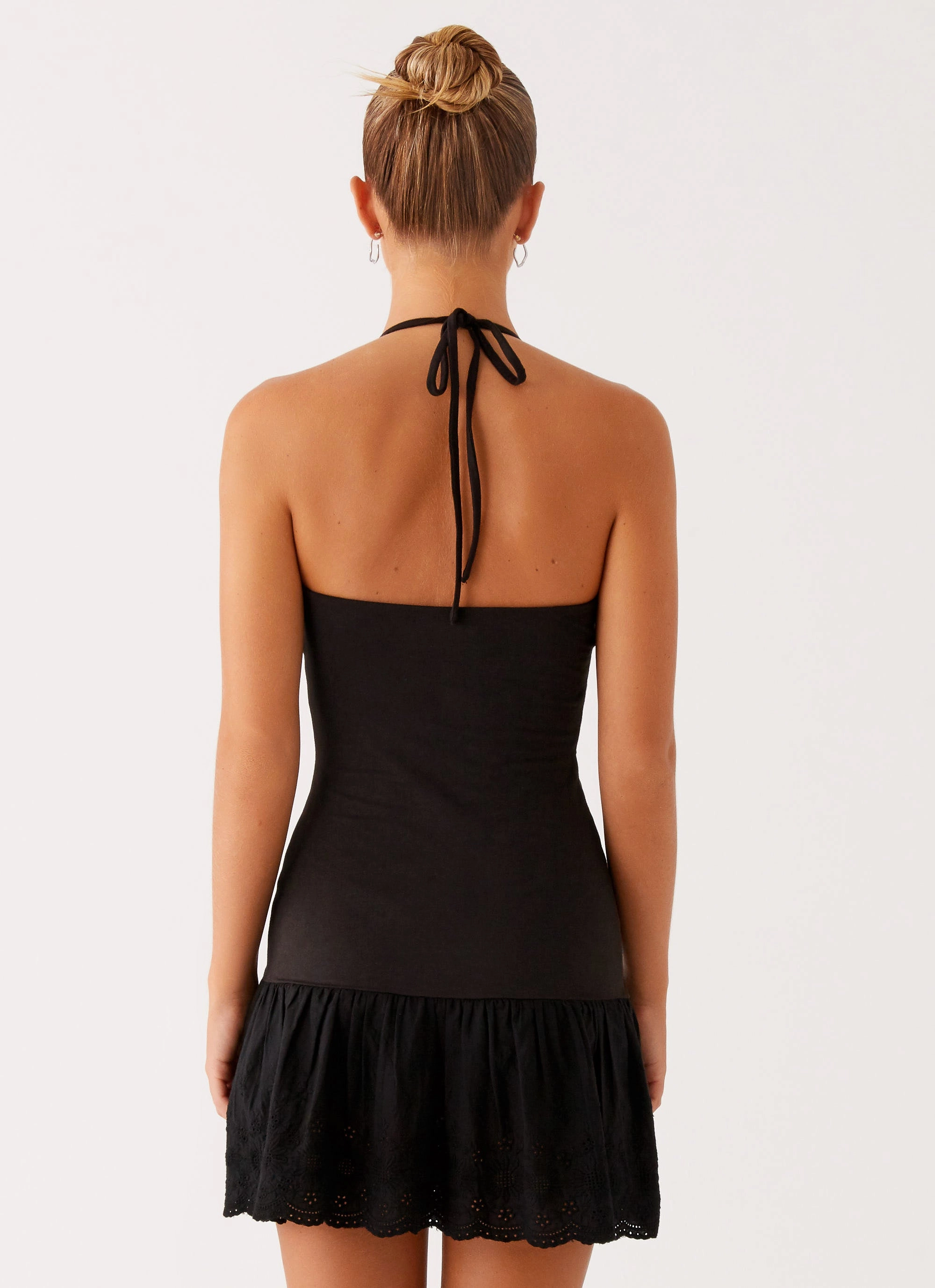 Amsterdam Mini Dress - Black Tear-resistant Soft Stitch