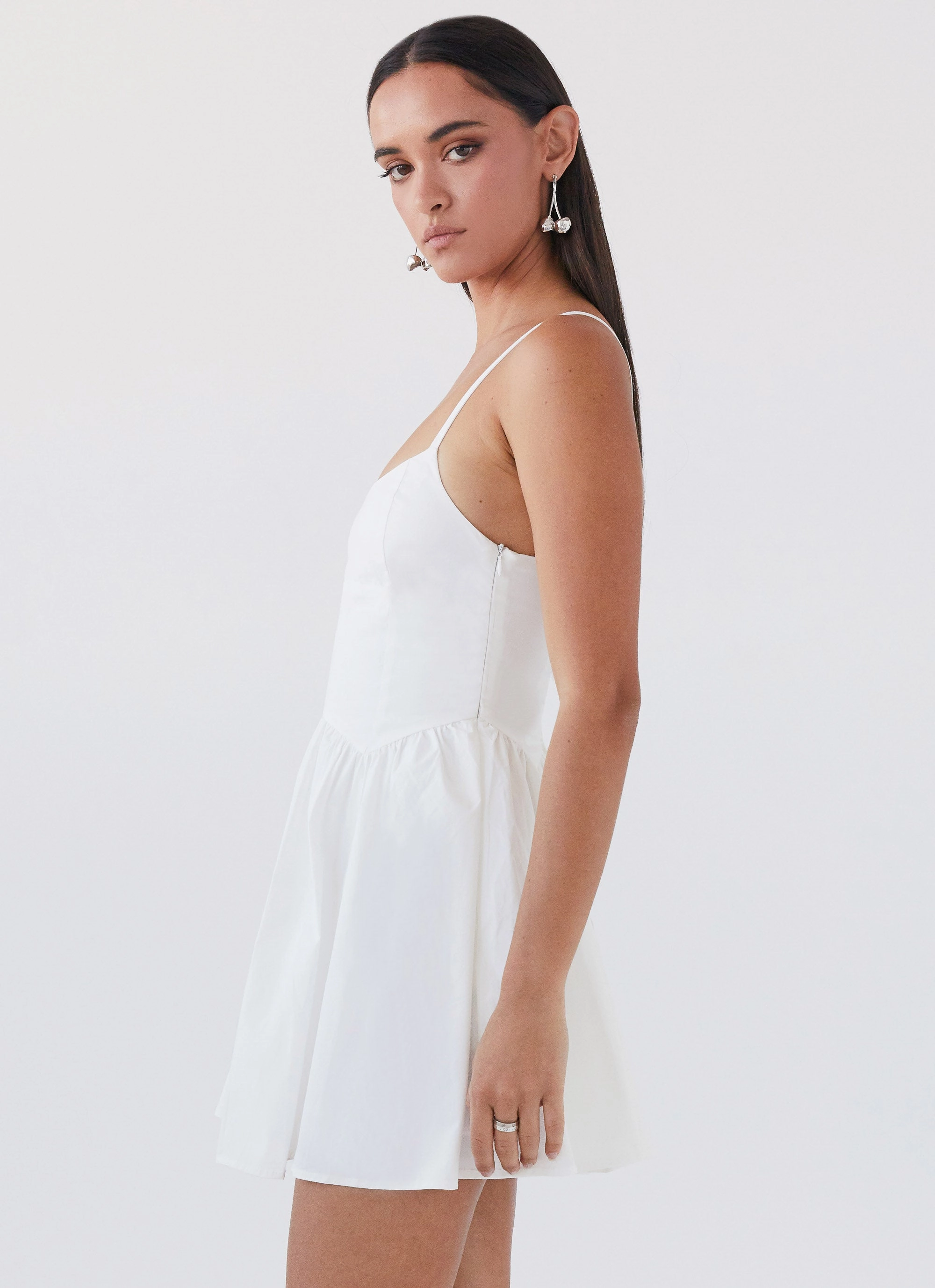 Tesoro Mio Mini Dress - White Work Pairing Smart Glide