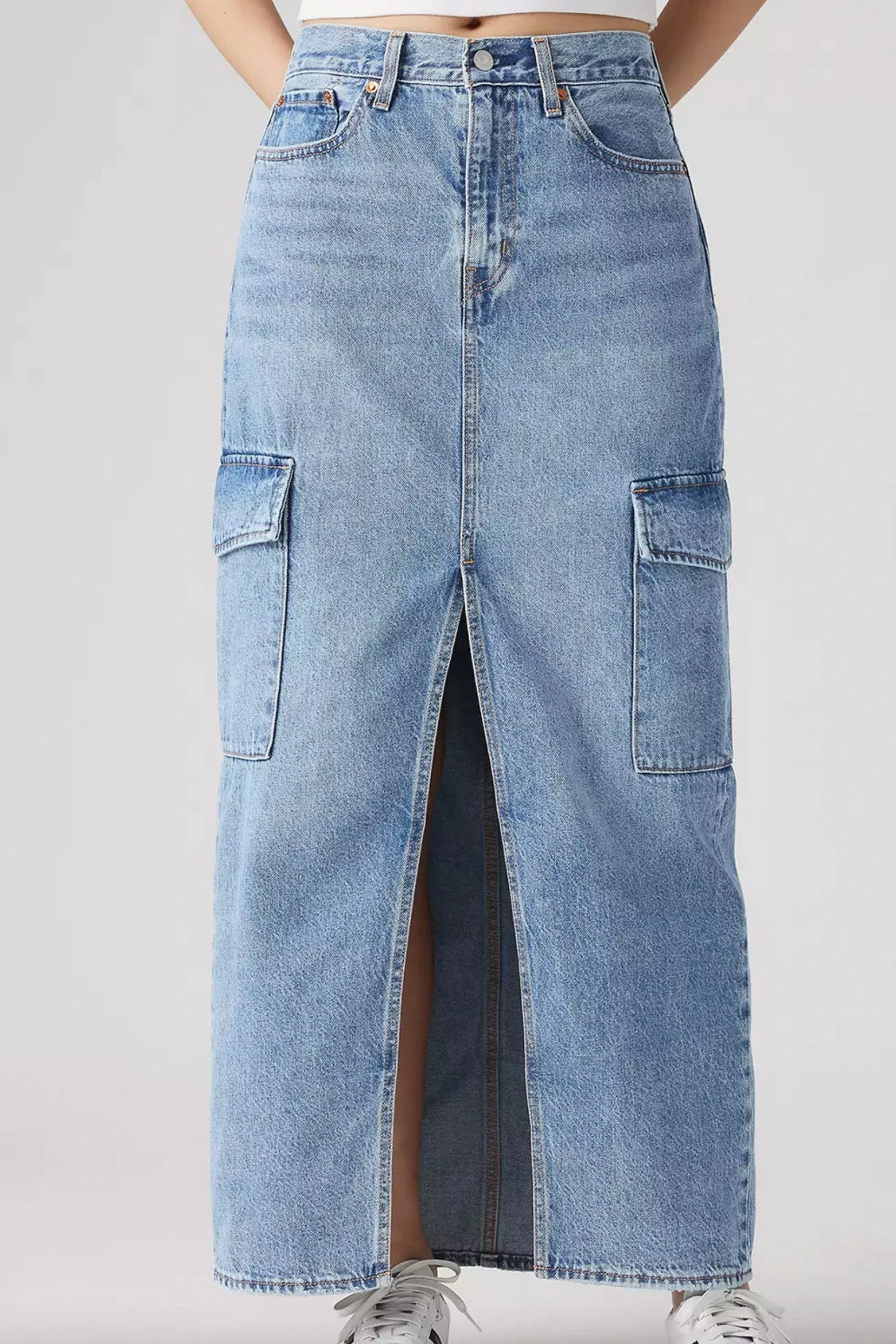 Functional Layer Levi's Ankle Column Cargo Skirt