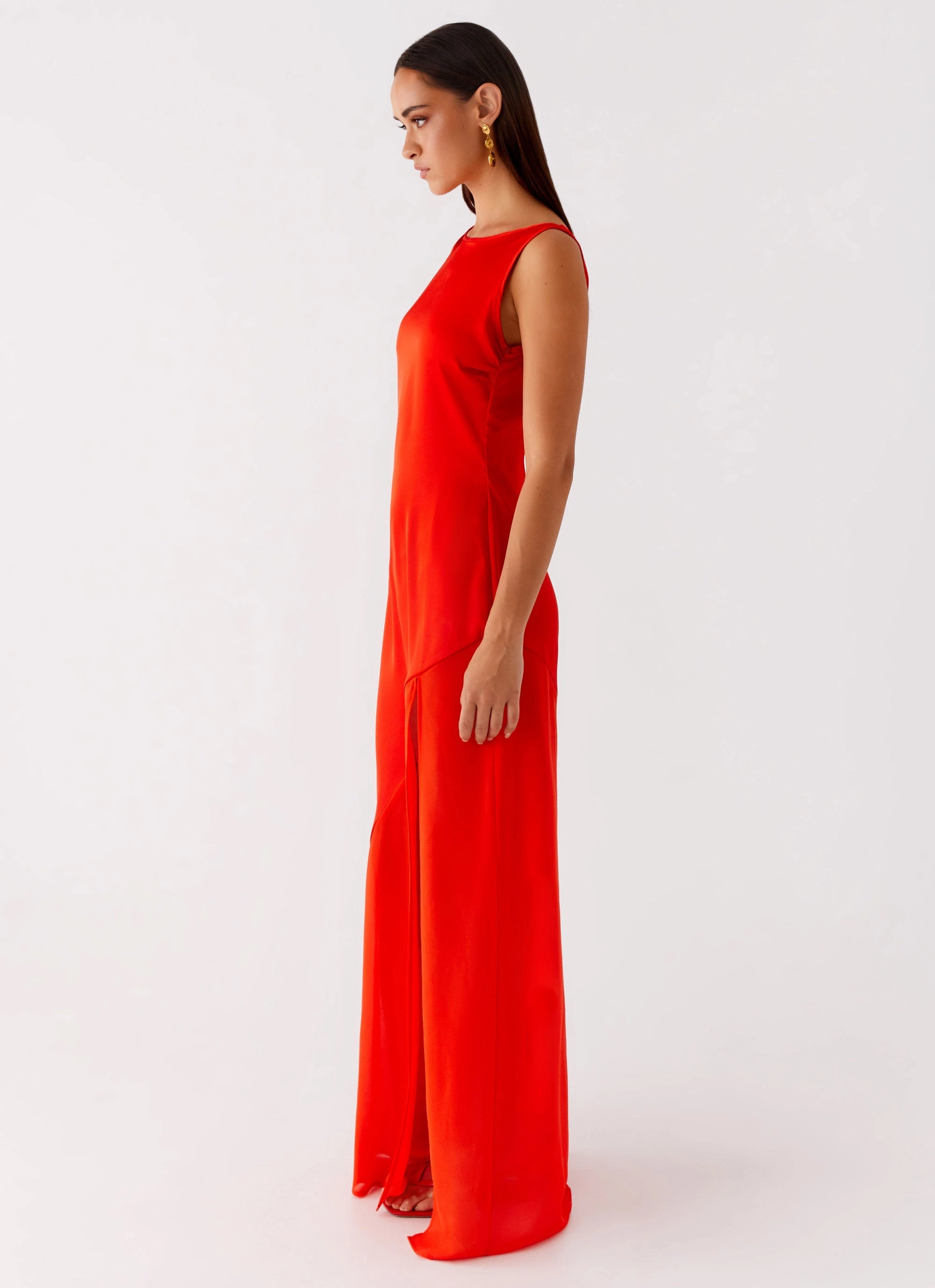 Vibe Choice Comfortable Style Ramiro Maxi Dress - Red