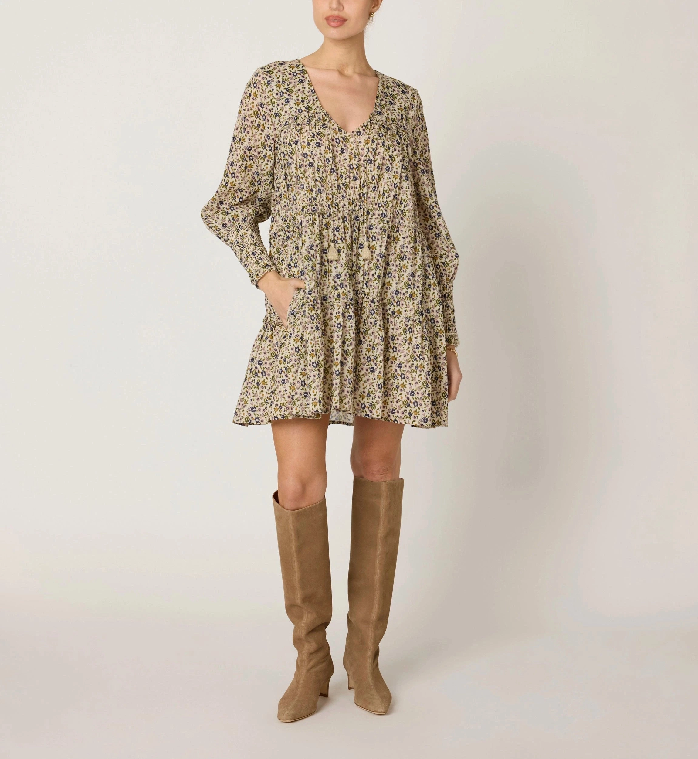 Seasonal Style Raquel Mini Dress | Eloisa Floral