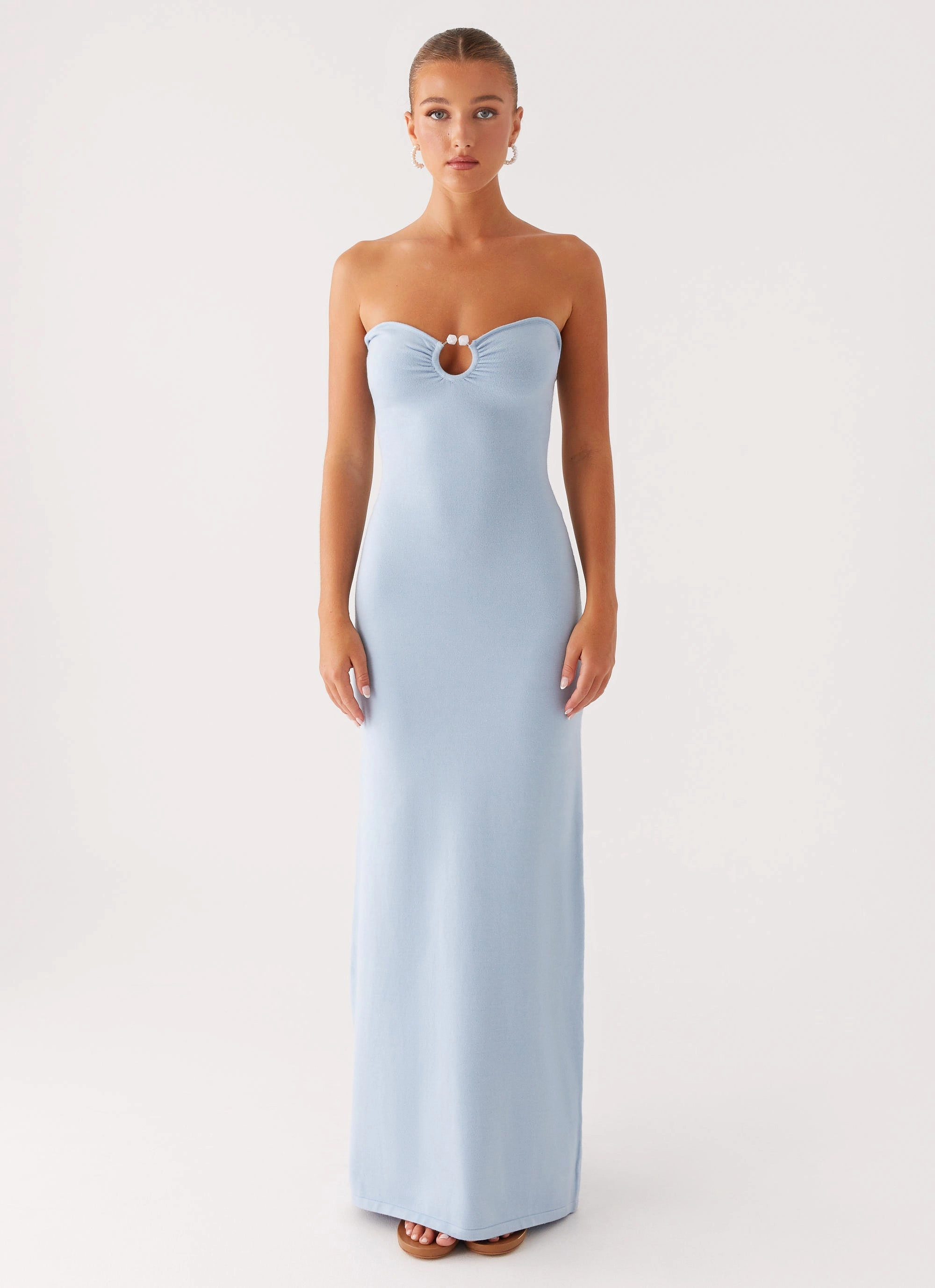Samson Knit Maxi Dress - Blue All Fit Style