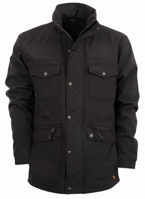 STS Ranchwear Womens Brazos II Black Polyester Softshell Jacket City Look