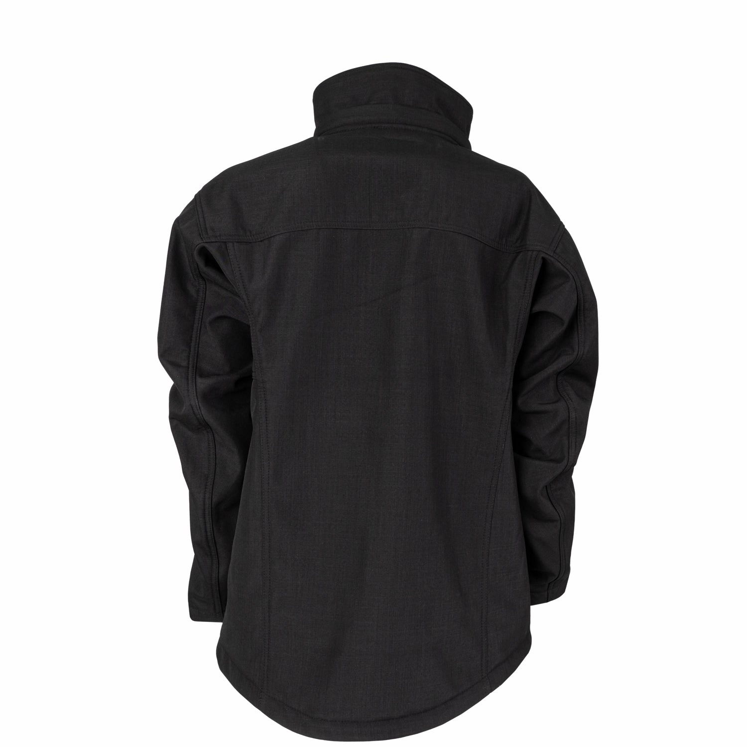 STS Ranchwear Womens Weston Black Poly/Spandex Softshell Jacket Reflective Safety Details Elasticated Waistband