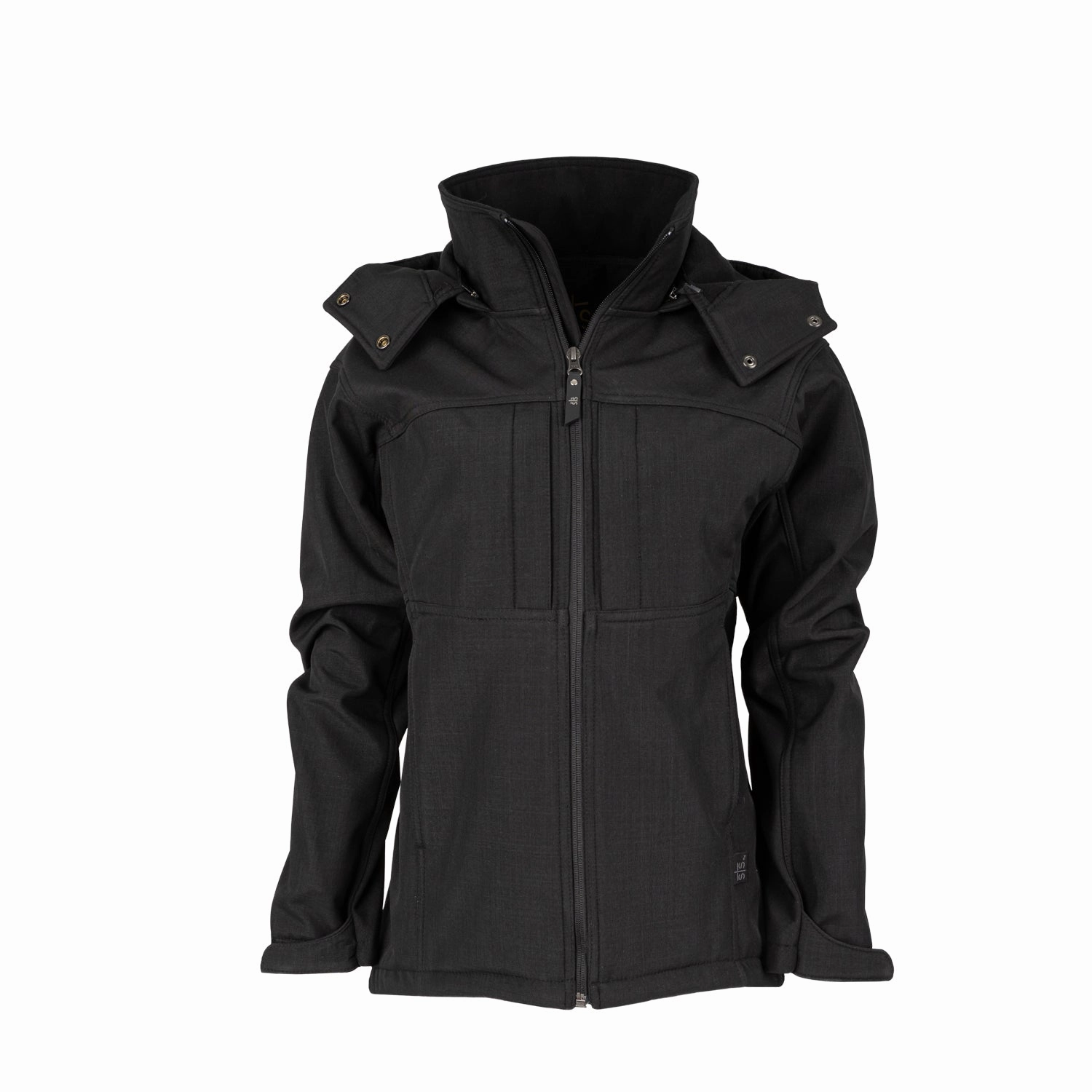 Easy Care Machine Washable City Layer Style STS Ranchwear Womens Weston Black Poly/Spandex Softshell Jacket