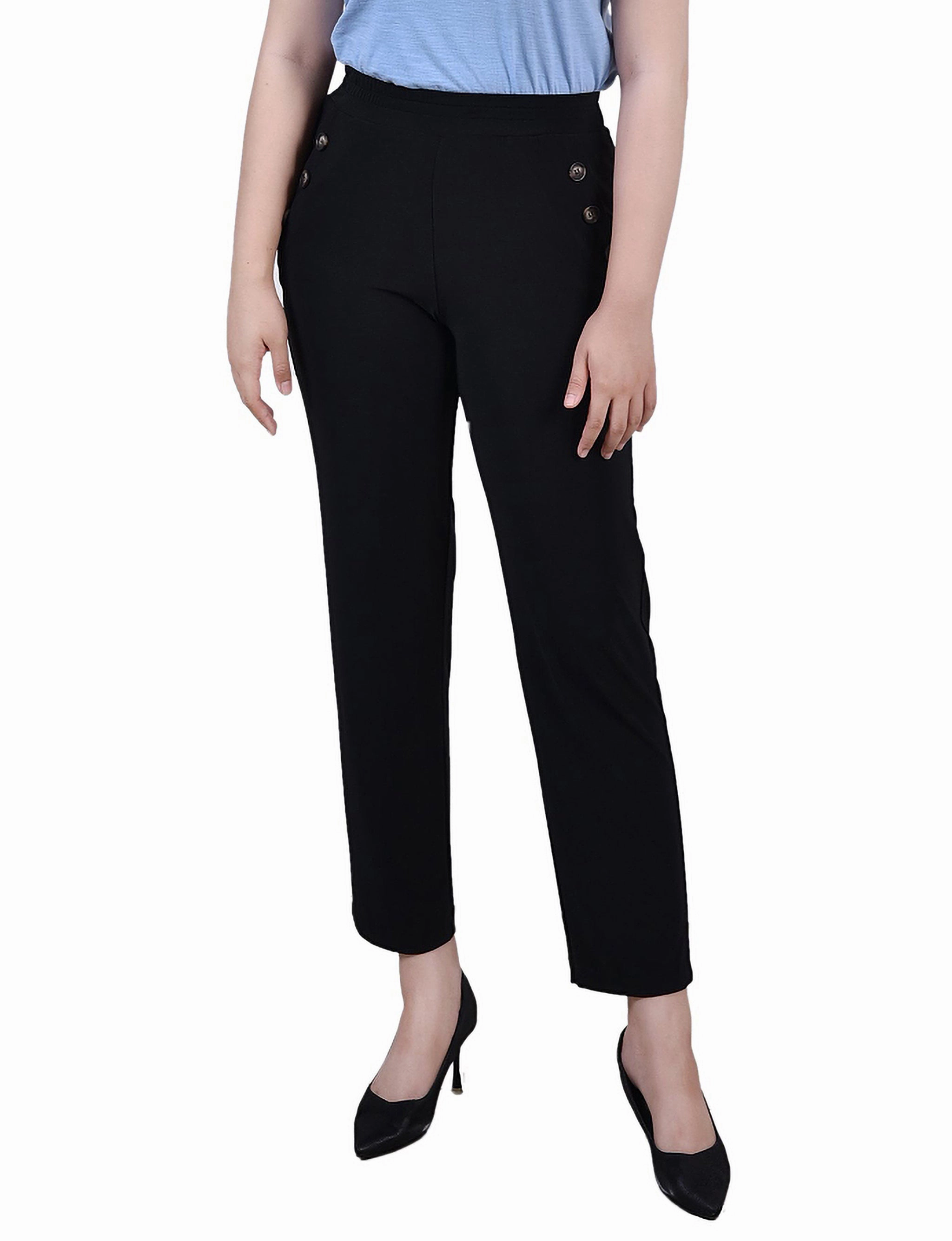 Wide Waist Pull On Pants Relaxed Fit Adaptive Fit