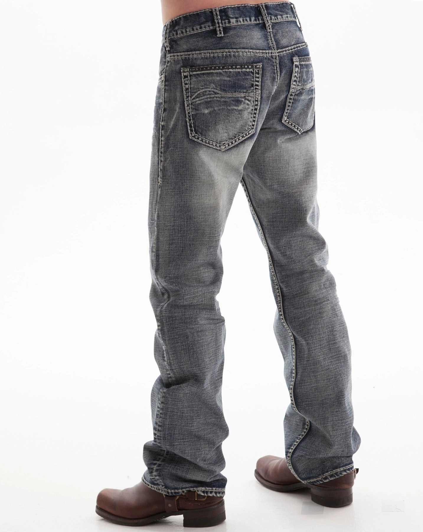 Casual Days Classic Wear Slim B Tuff Mens Blue Cotton Denim Jeans Bootcut Steel