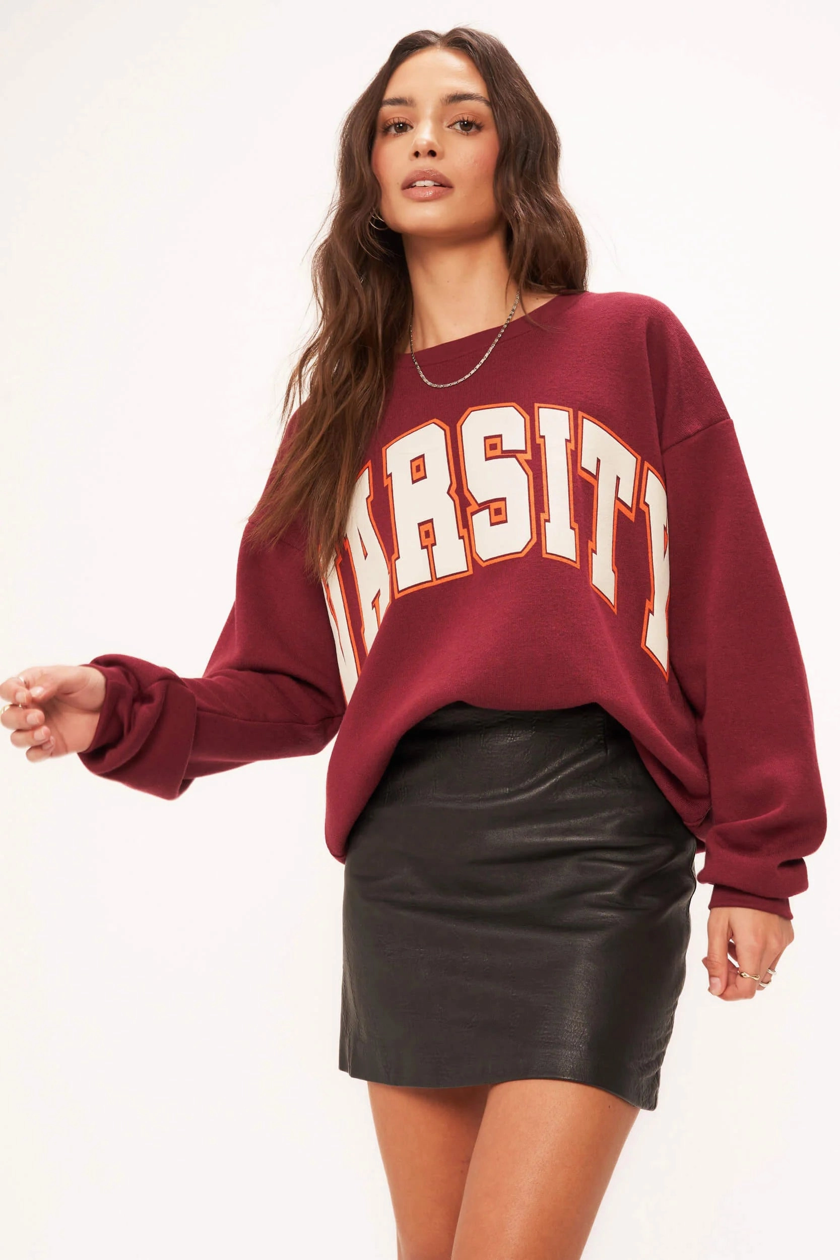 Varsity Sweatshirt AntiPilling Surface