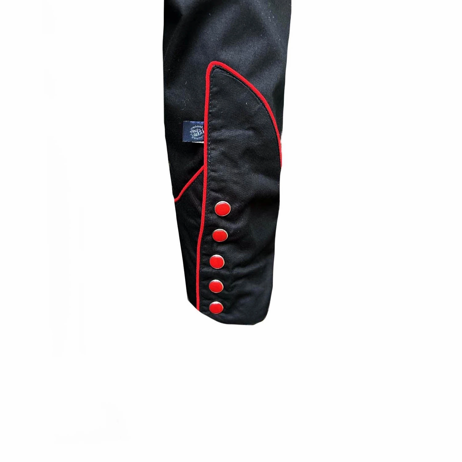 Workwear Style Dinner Date Rockmount Mens Floral Chenille Black 100% Cotton L/S Shirt