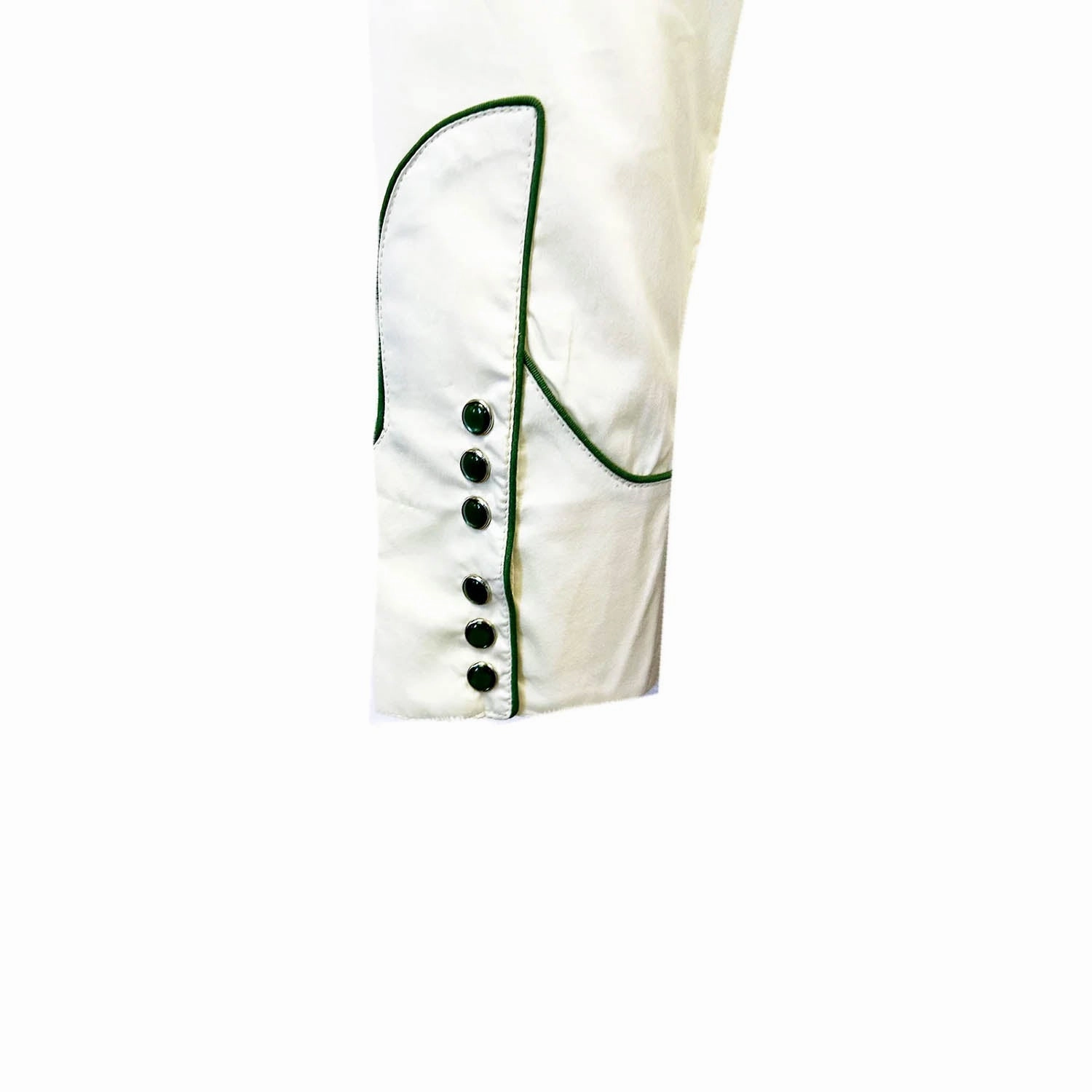 Travel Essential Seasonal Fashion Rockmount Womens Agave Cactus Floral Ivory 100% Cotton L/S Shirt