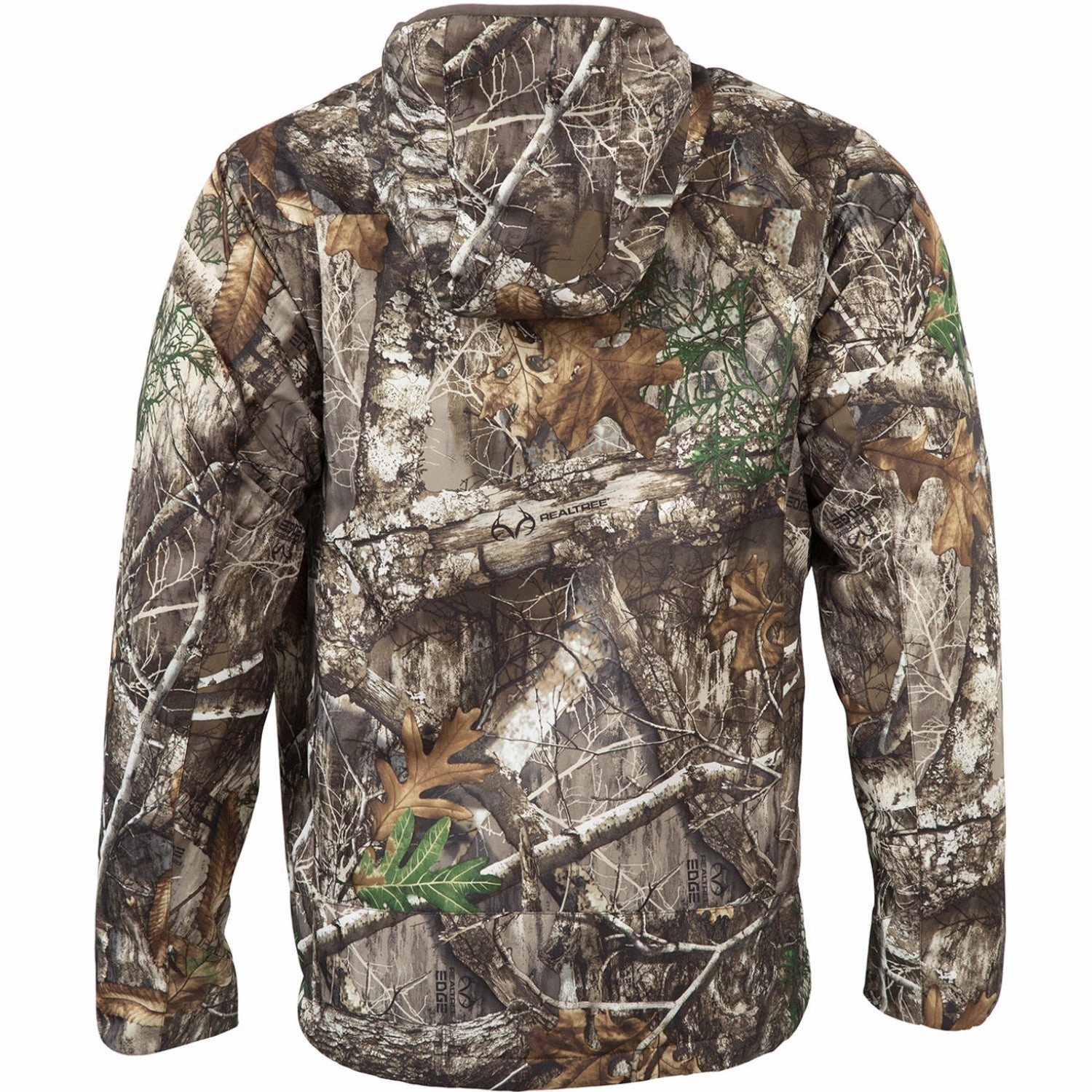 Rocky Mens Hooded Realtree Edge Polyester Softshell Jacket All Weather Piece