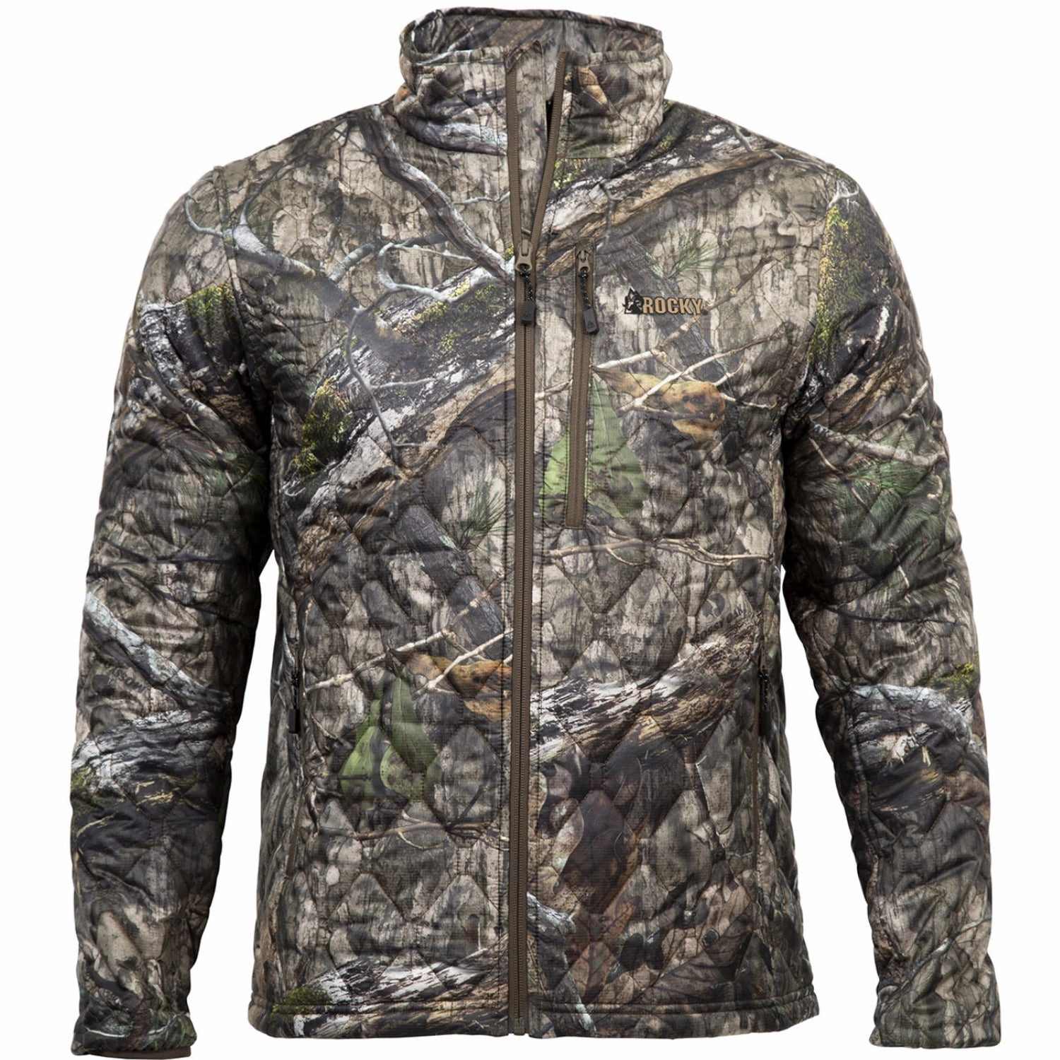 Rocky Mens Packable Mossy Oak Country Dna Synthetic Softshell Jacket UV Protective Coating LightPadding